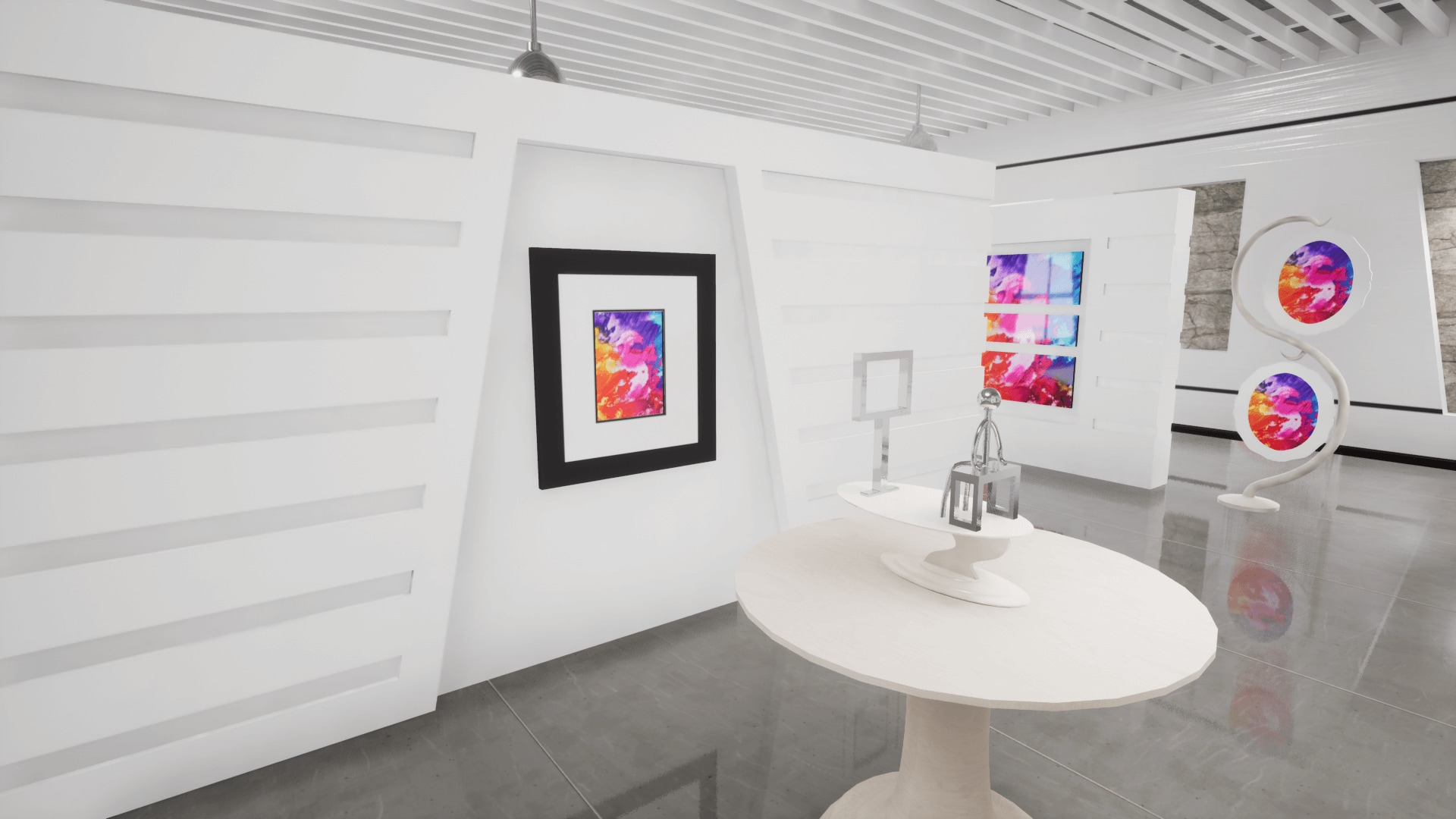 Modern Gallery in Architectural Visualization - UE Marketplace