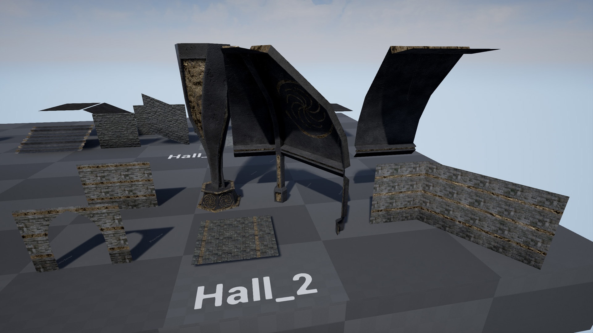 Modular Dungeon in Environments - UE Marketplace
