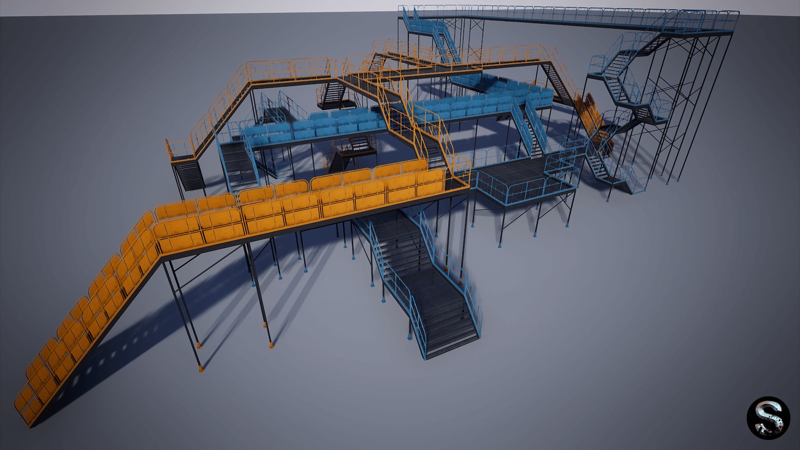 Modular Platform in Props - UE Marketplace