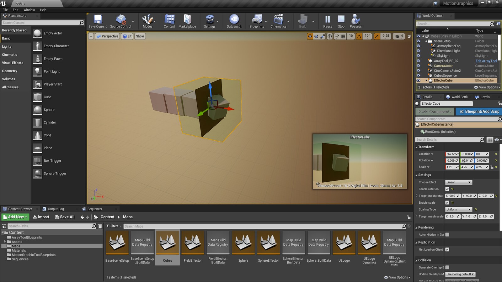 Motion Graphic Tools in Code Plugins UE Marketplace