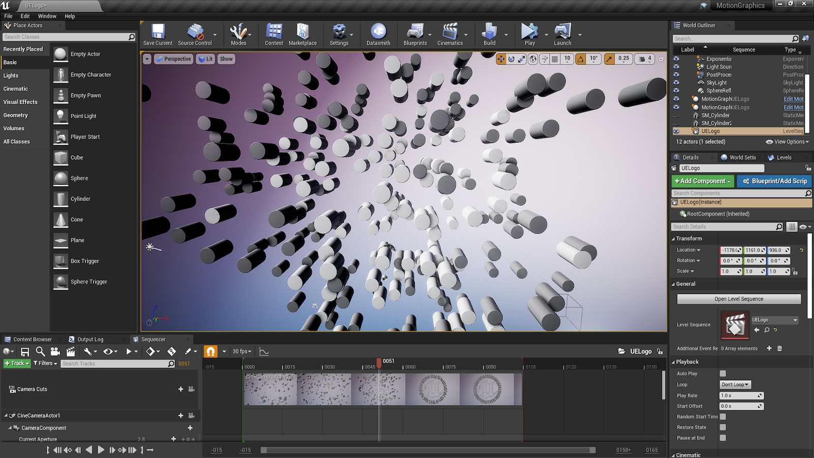 Motion Graphic Tools in Code Plugins UE Marketplace