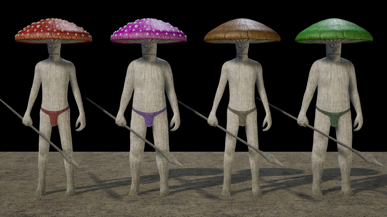 Mushroom Man in Characters UE Marketplace