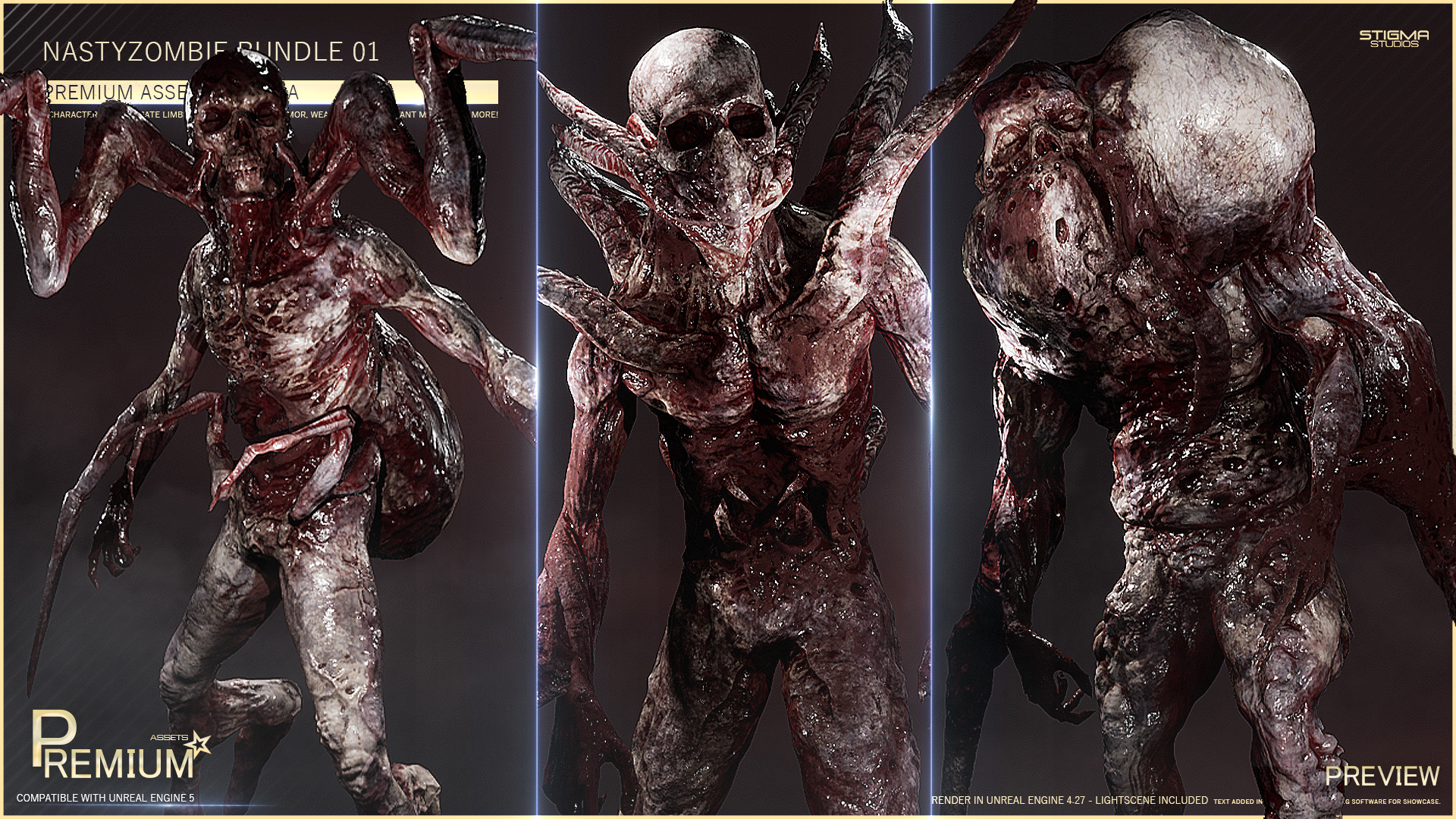 Nastyzombie Mega Bundle 01 - Premium Assets + Extra