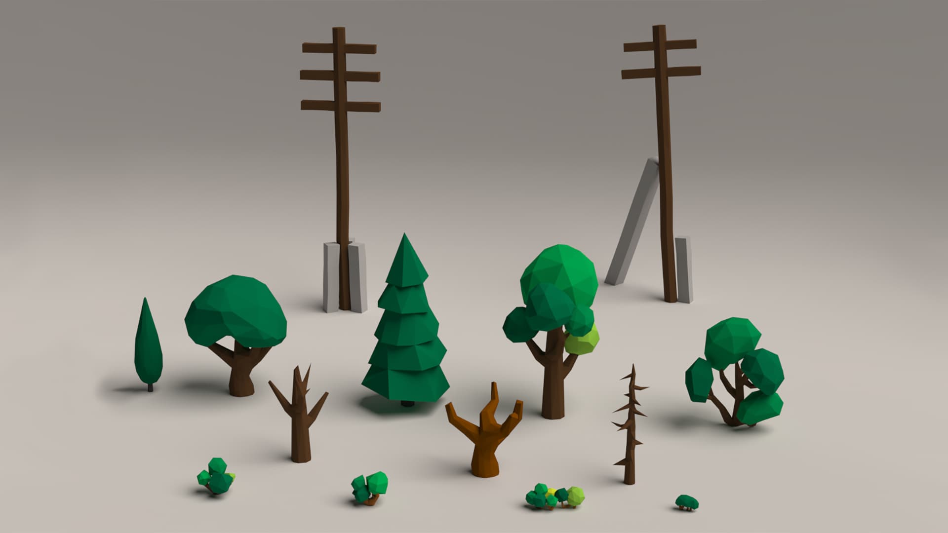 Low Poly Camping Scene Assets in Environments - UE Marketplace