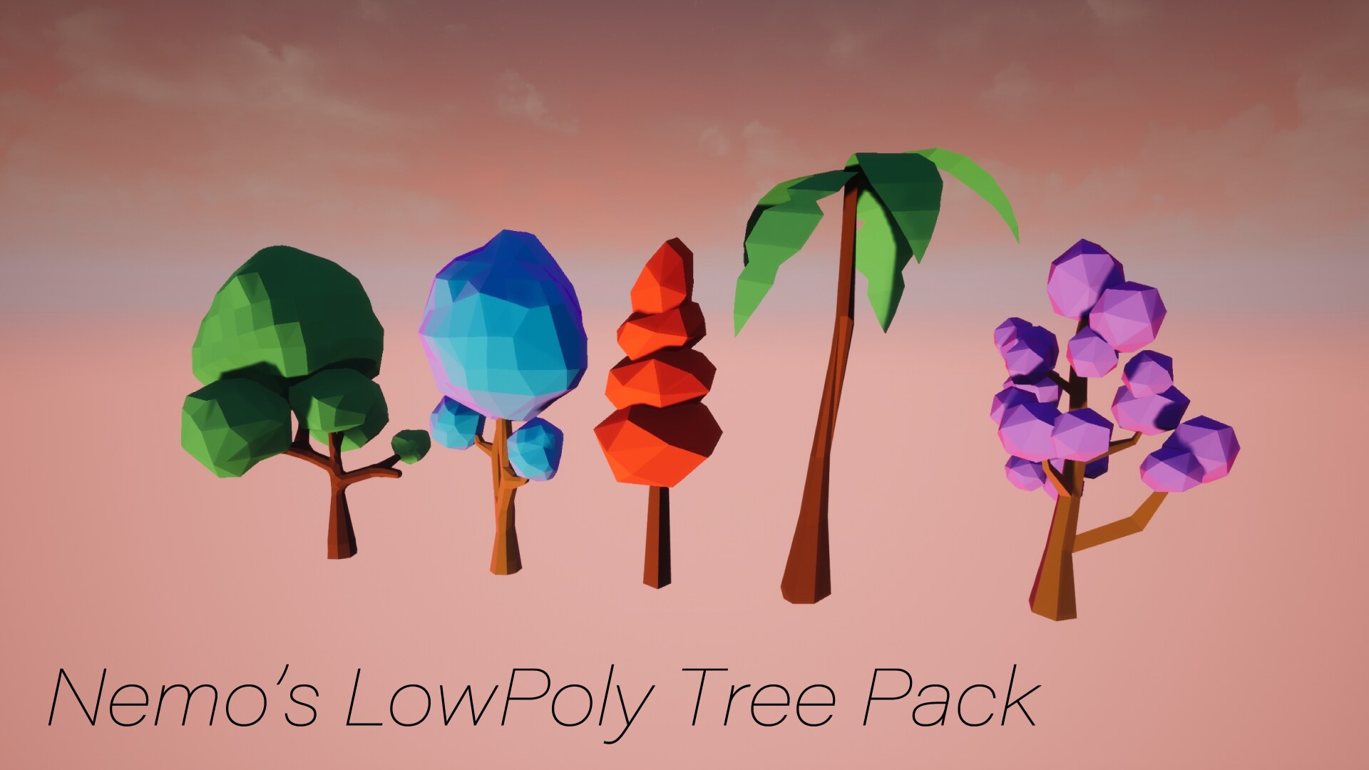 Nemo’s LowPoly TreePack