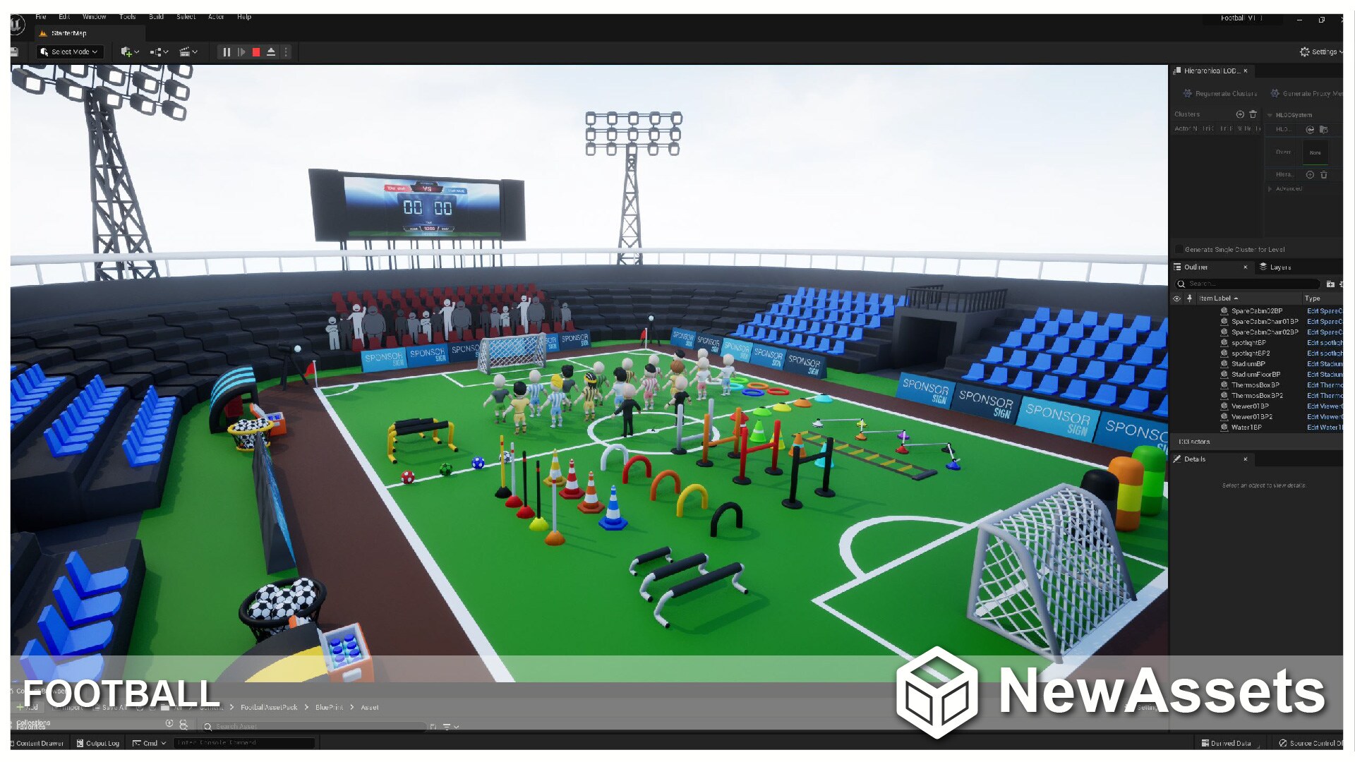 Football Asset Package in Environments UE Marketplace