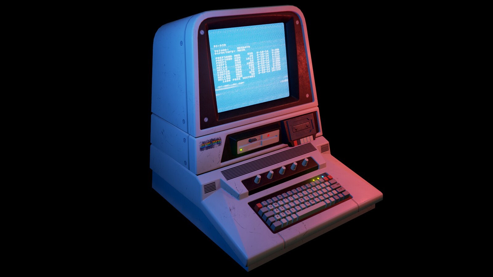 Old Monitor Shader in Materials UE Marketplace