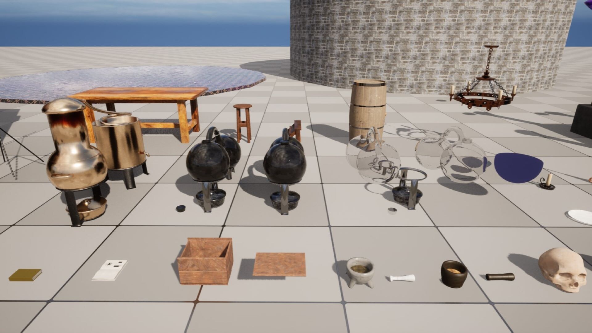 Wizard Alchemy Lab in Environments UE Marketplace