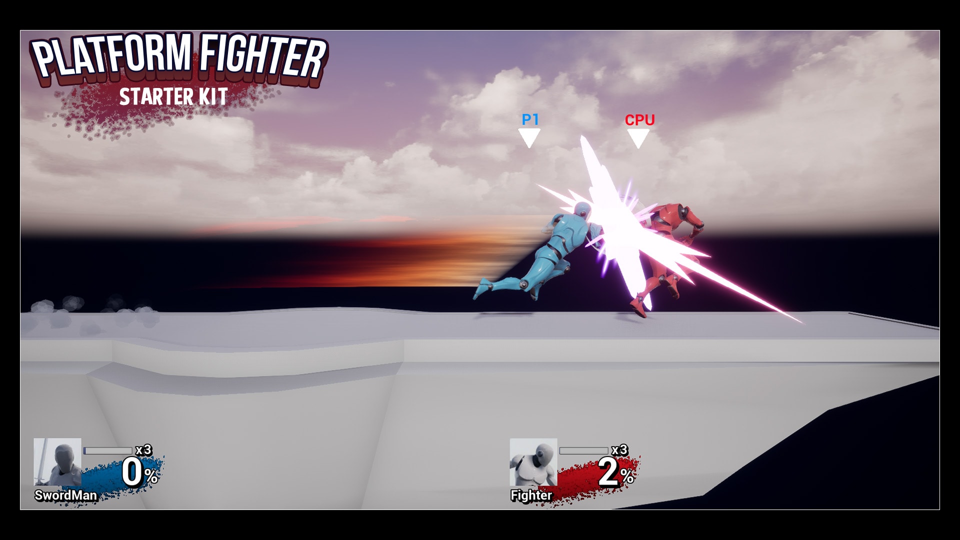Platform Fighter Starter Kit in Blueprints UE Marketplace