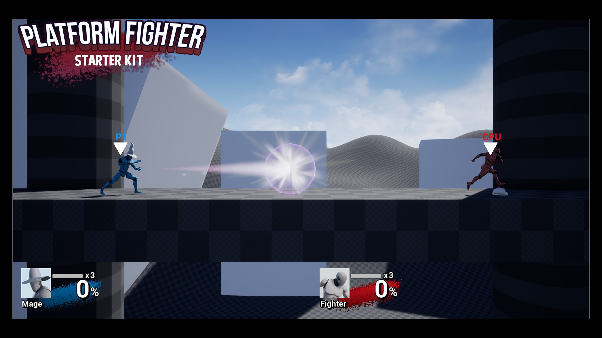 Platform Fighter Starter Kit in Blueprints UE Marketplace