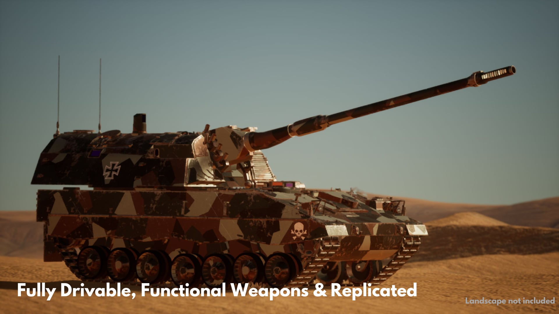PzH 2000 Fully Functional Vehicle in Blueprints - UE Marketplace