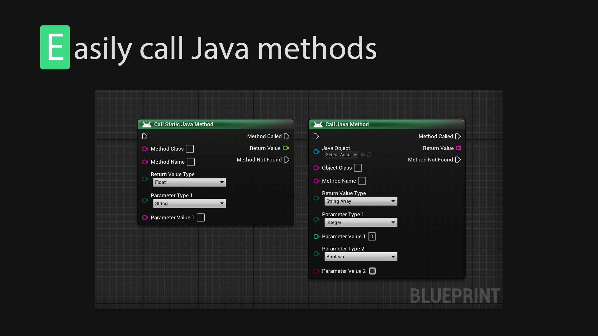 在代码插件创建的JBI - Java Blueprint Interface - 虚幻引擎商城