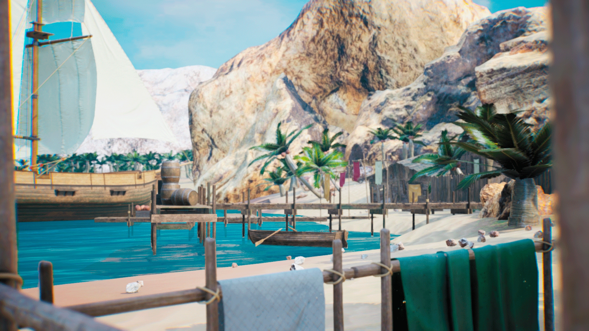 Pirate bay wharf constructor in Environments UE Marketplace