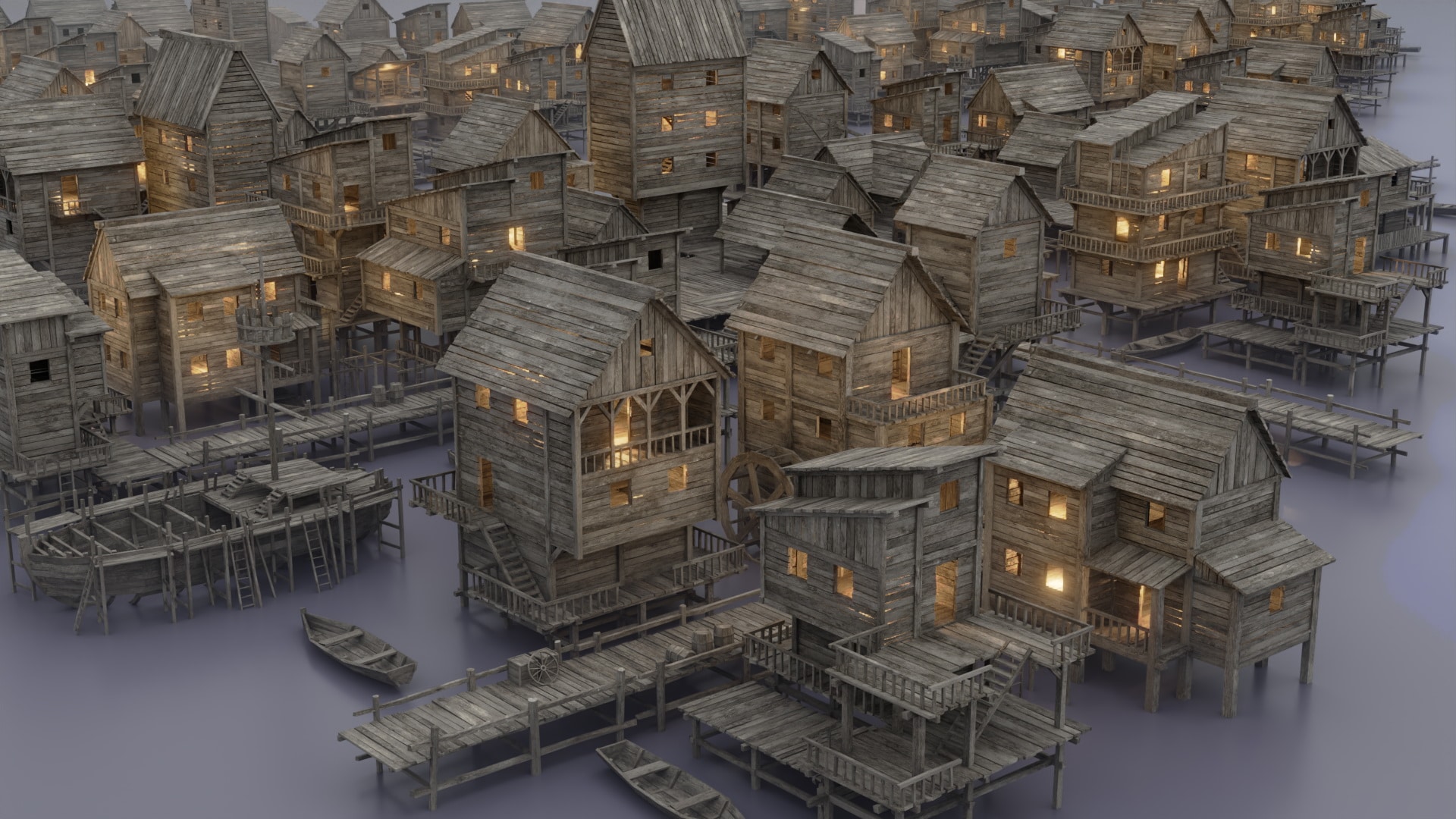 Fishing Village in Props - UE Marketplace