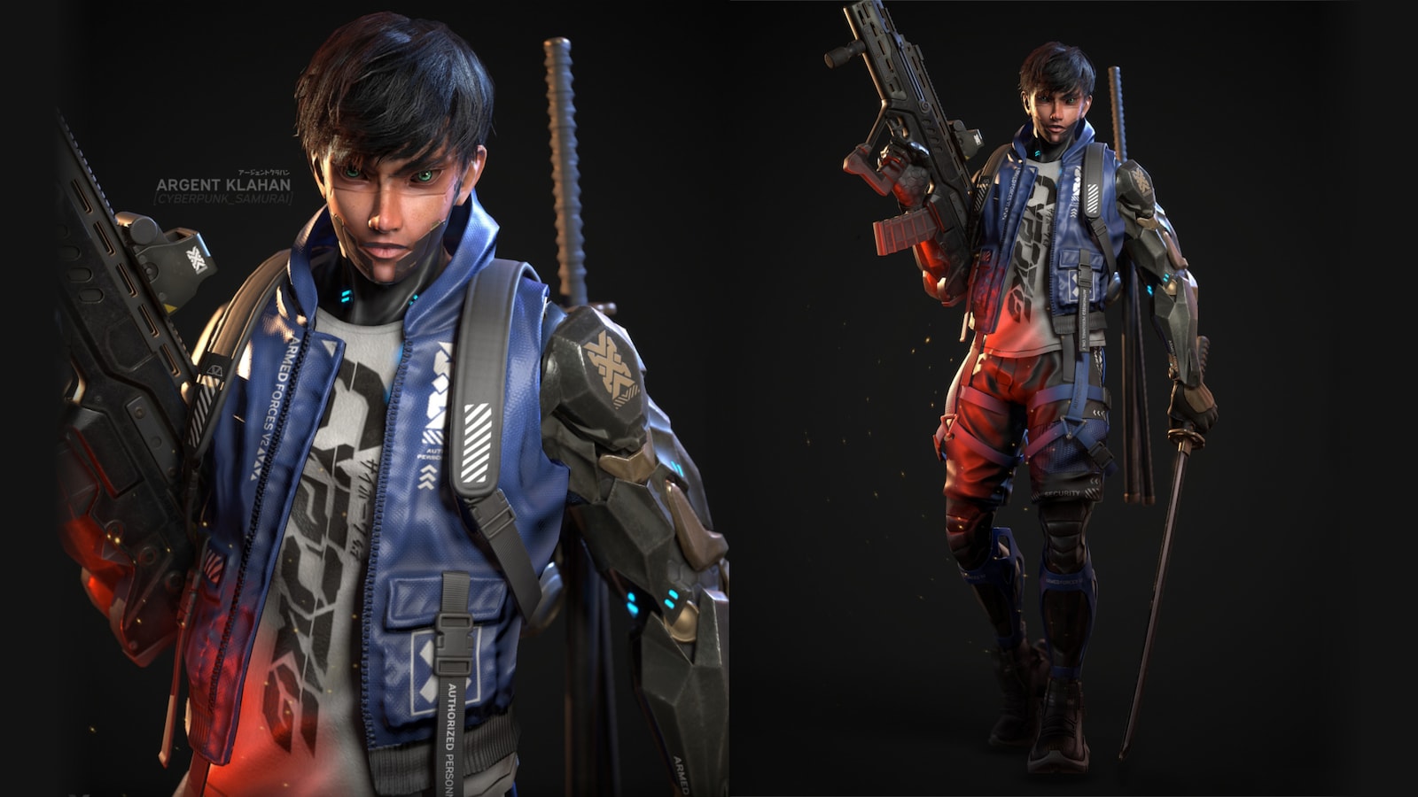cyberpunk samurai