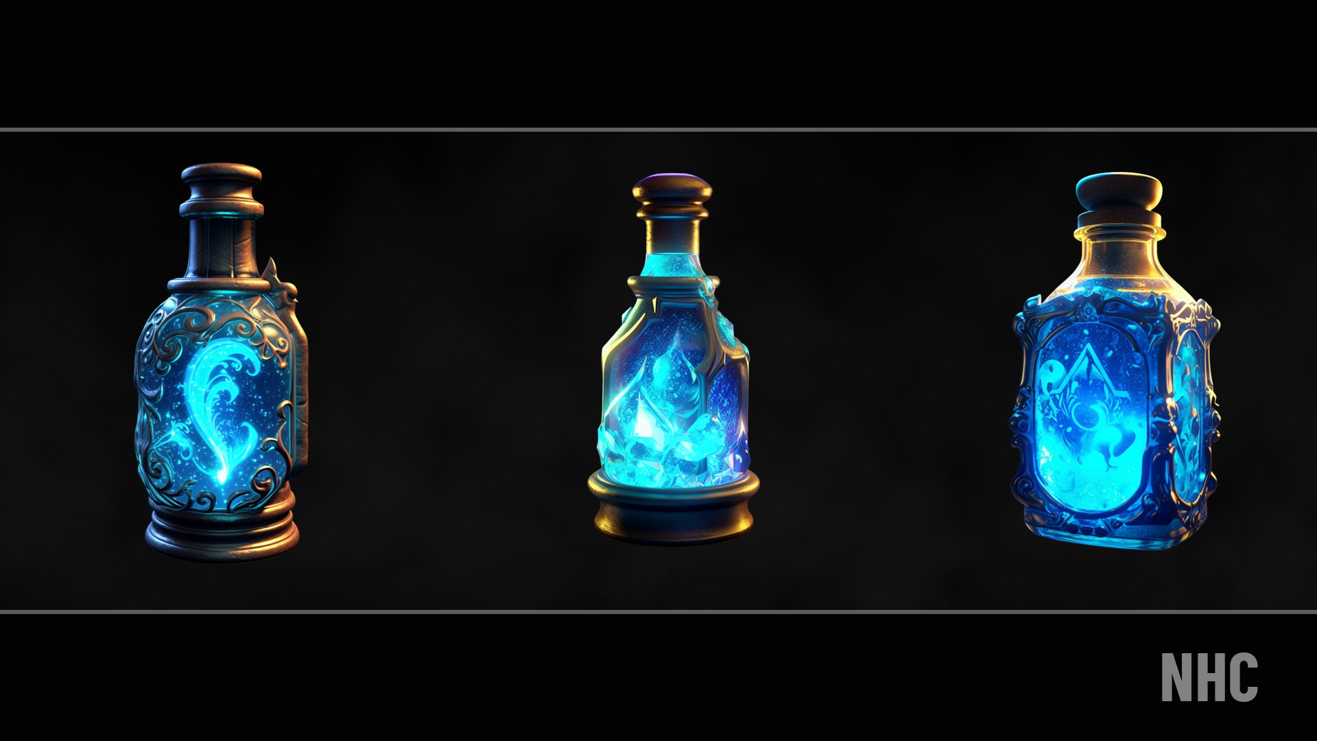 NHC - Arabian Magic Potions in 2D Assets - UE Marketplace