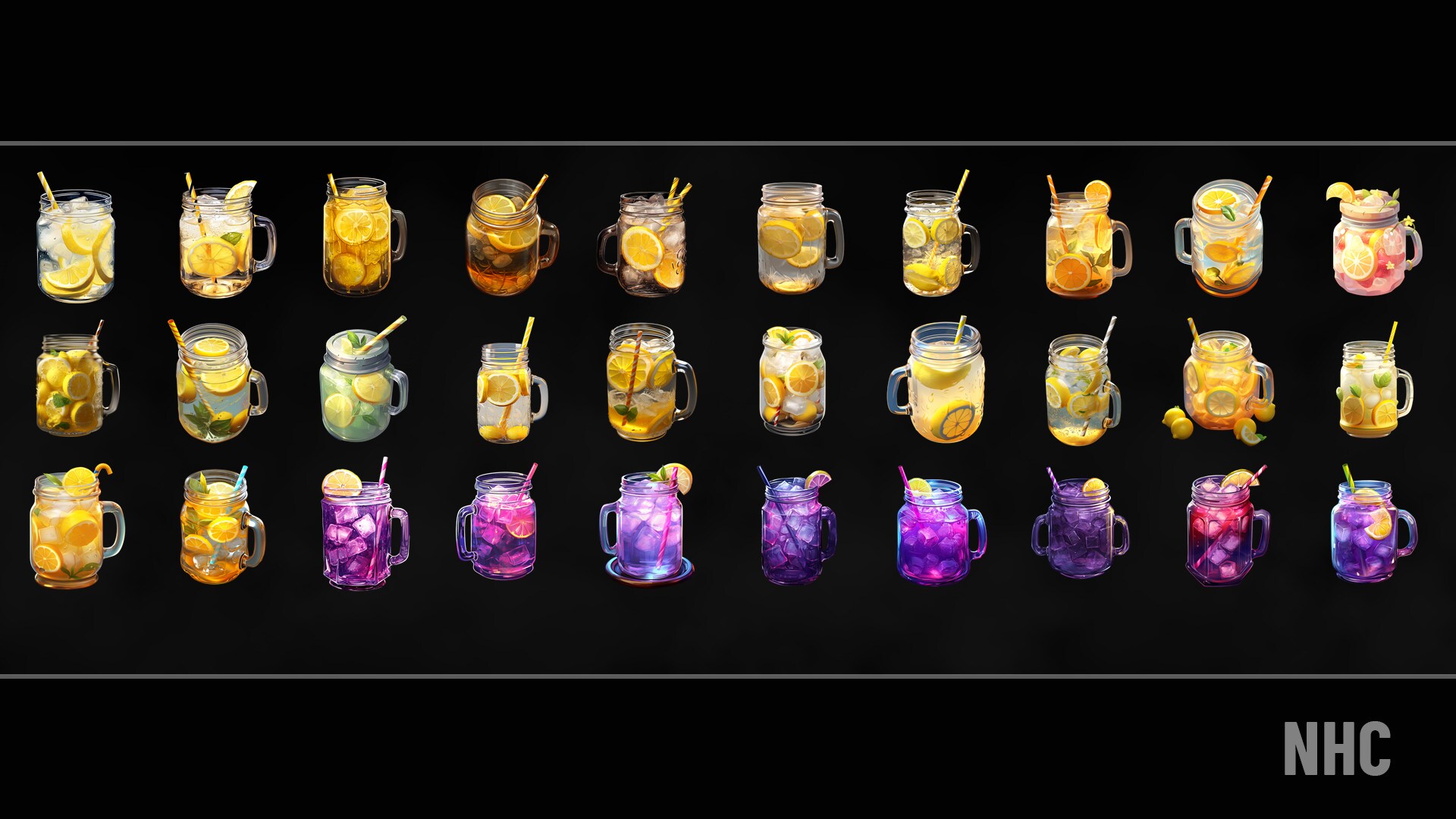 NHC Icecold Lemonades in 2D Assets UE Marketplace