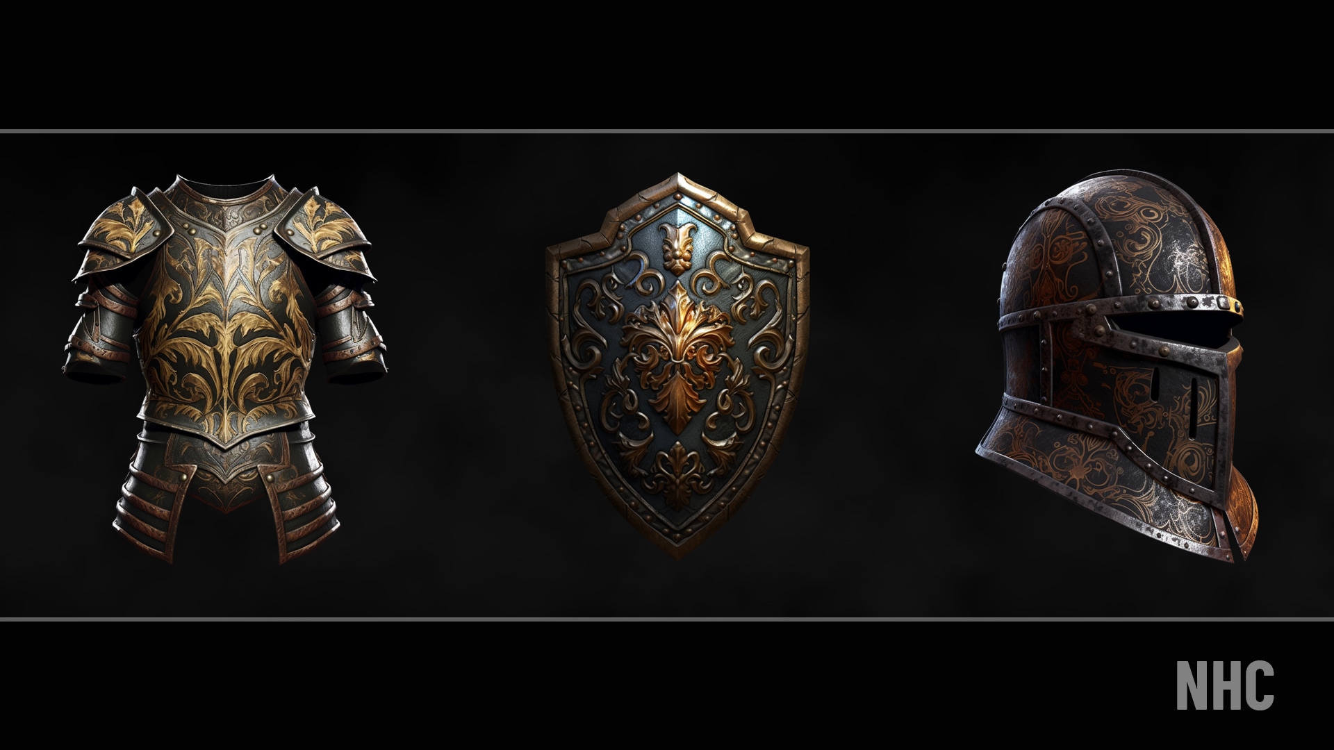 NHC - Medieval Equipments in 2D Assets - UE Marketplace