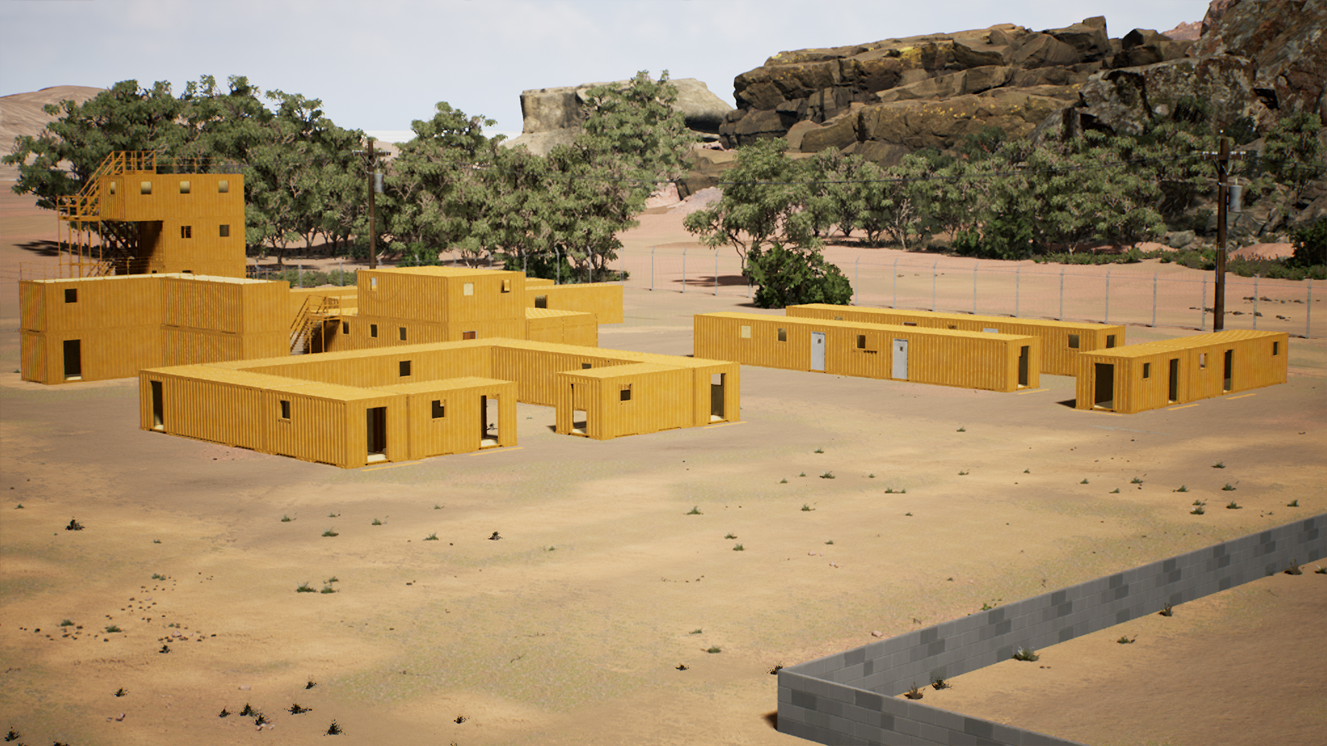 Modular Trainging Modular Military Operation Urban Training Environment