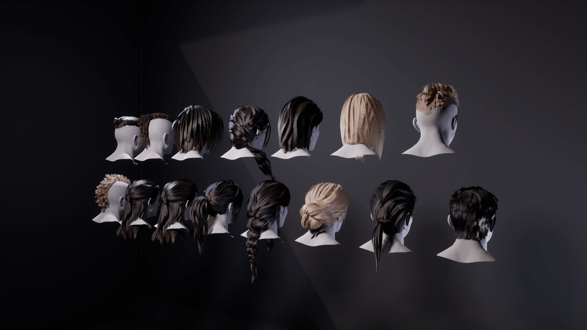 G2: Hair Card Collection 01 in Props - UE Marketplace