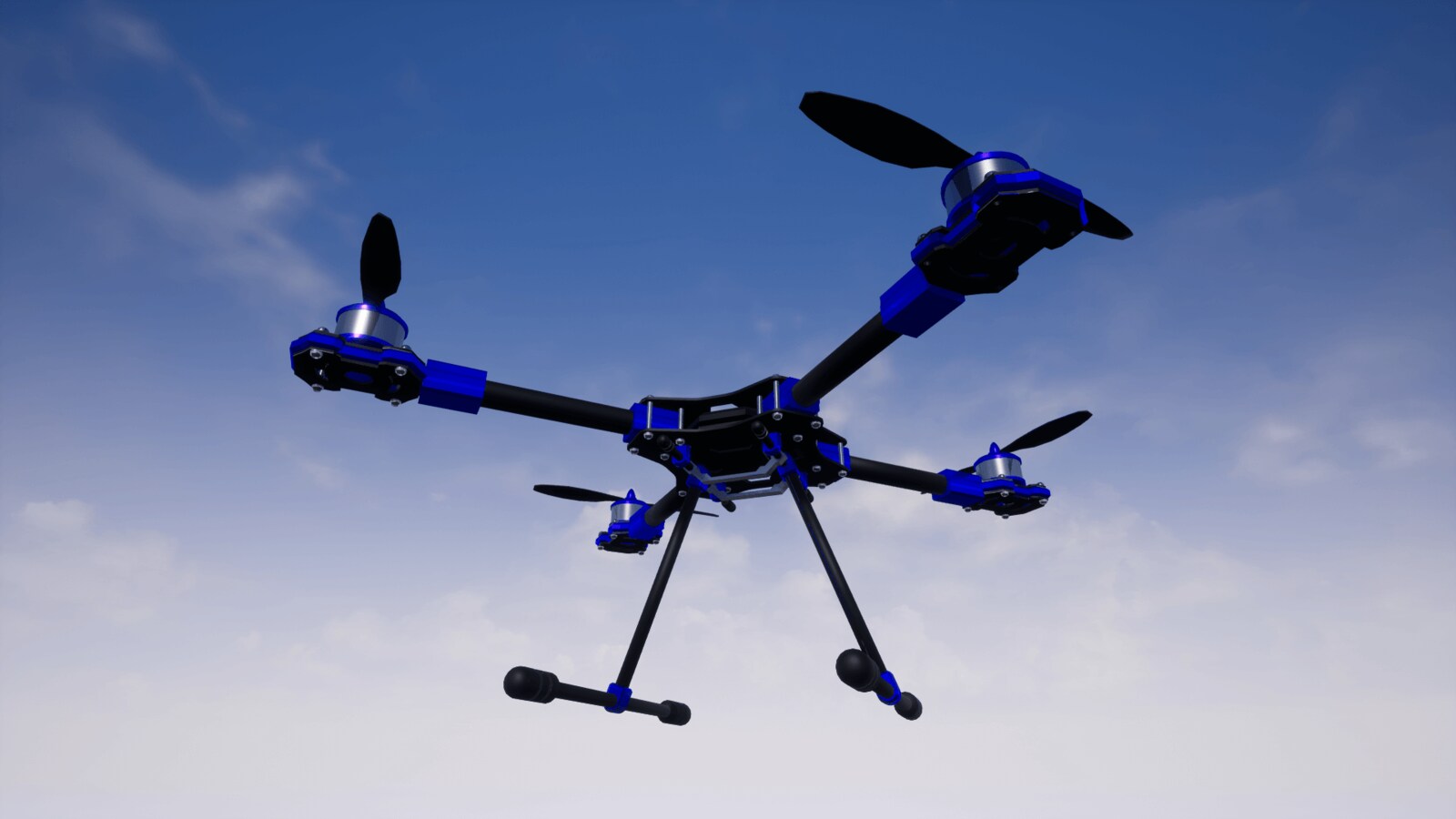 Quadcopter Control System in Blueprints - UE Marketplace