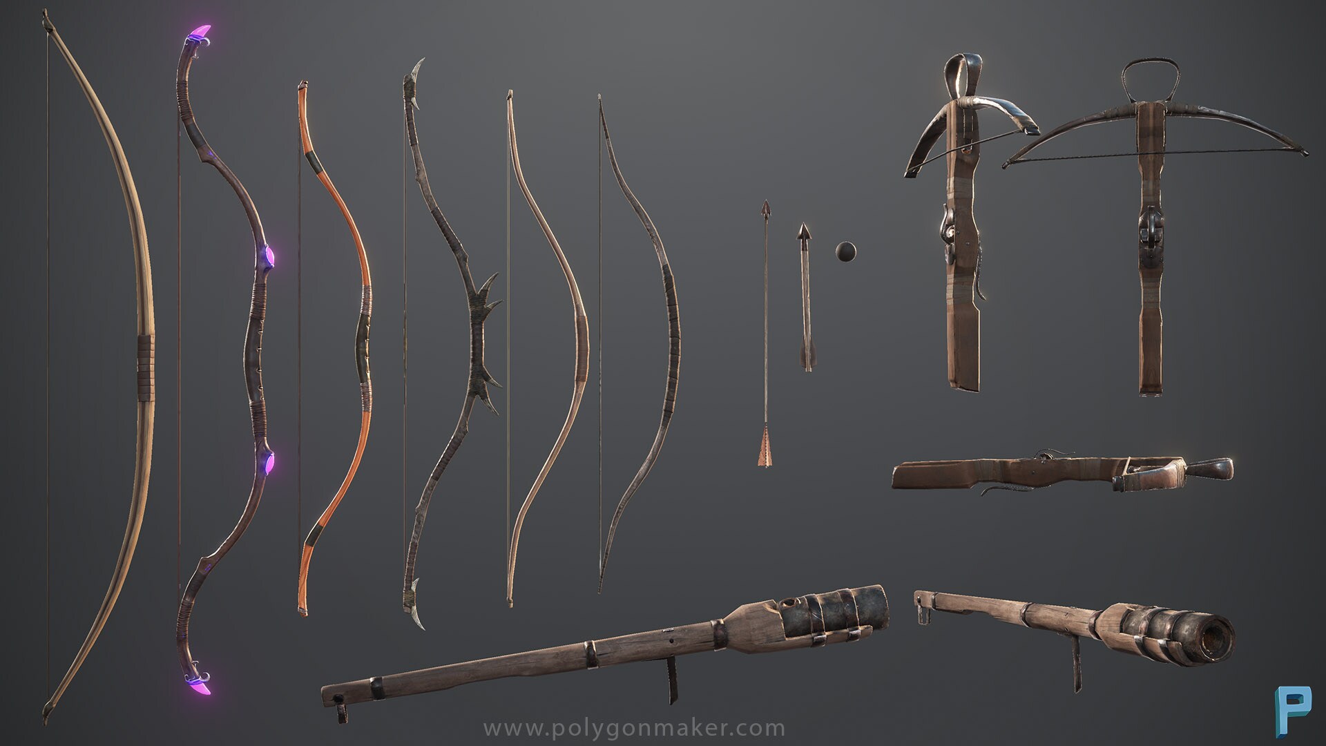 medieval weapons longbow