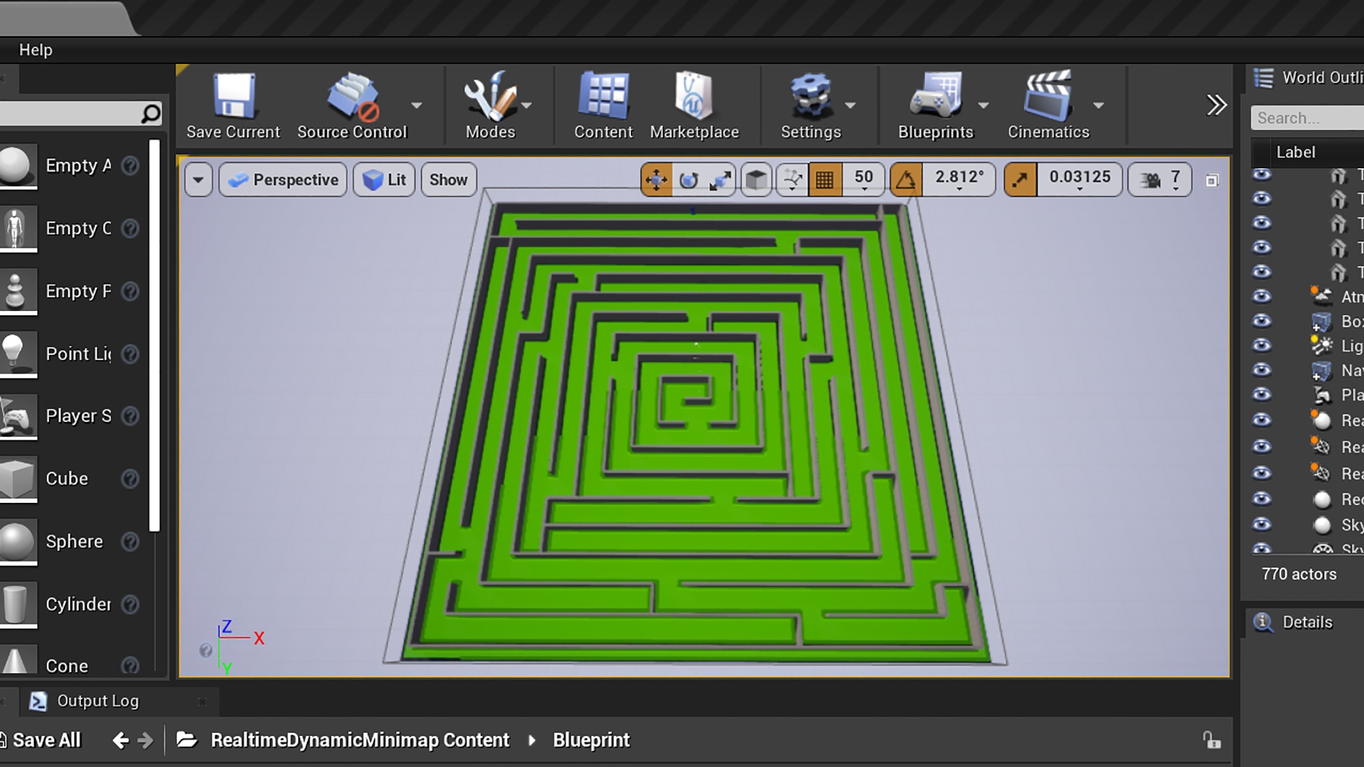 Realtime Dynamic Minimap