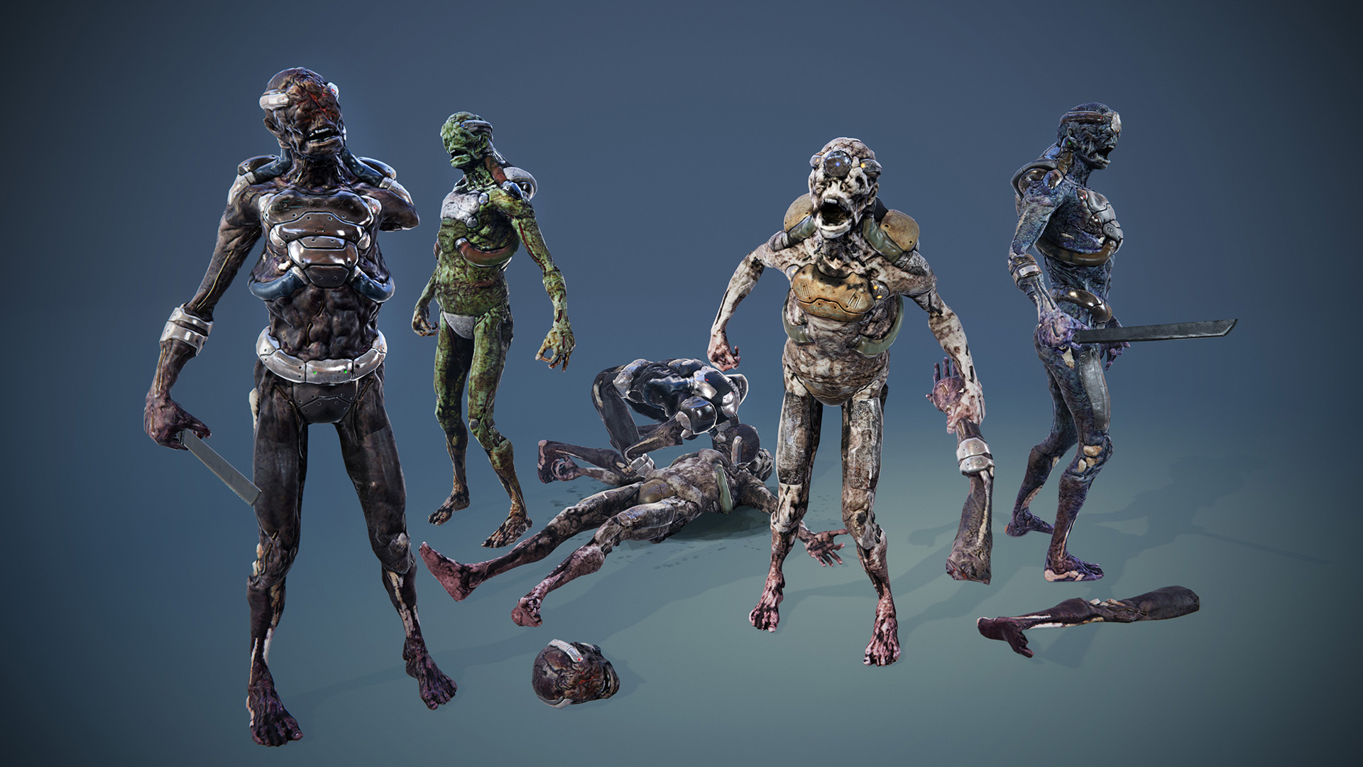 monsters - cyberzombie