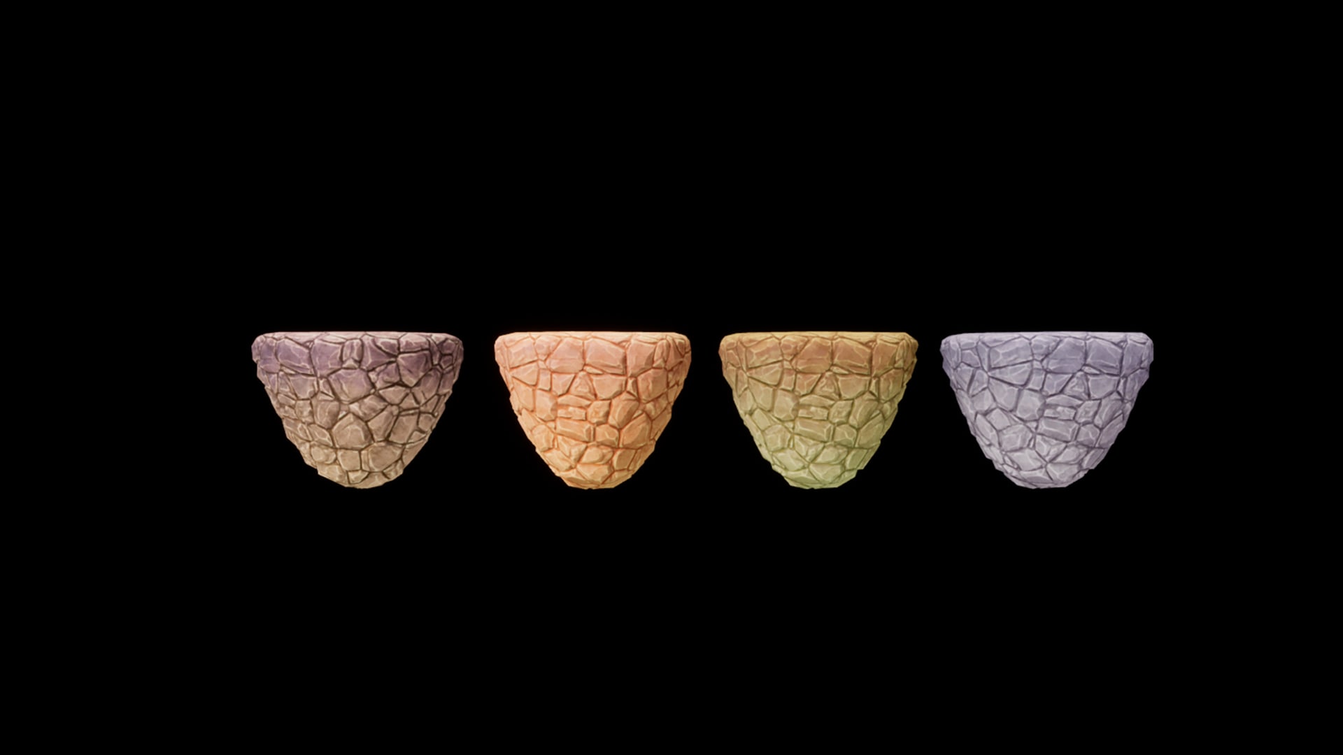 PBR Stylized Rocks Pack 02