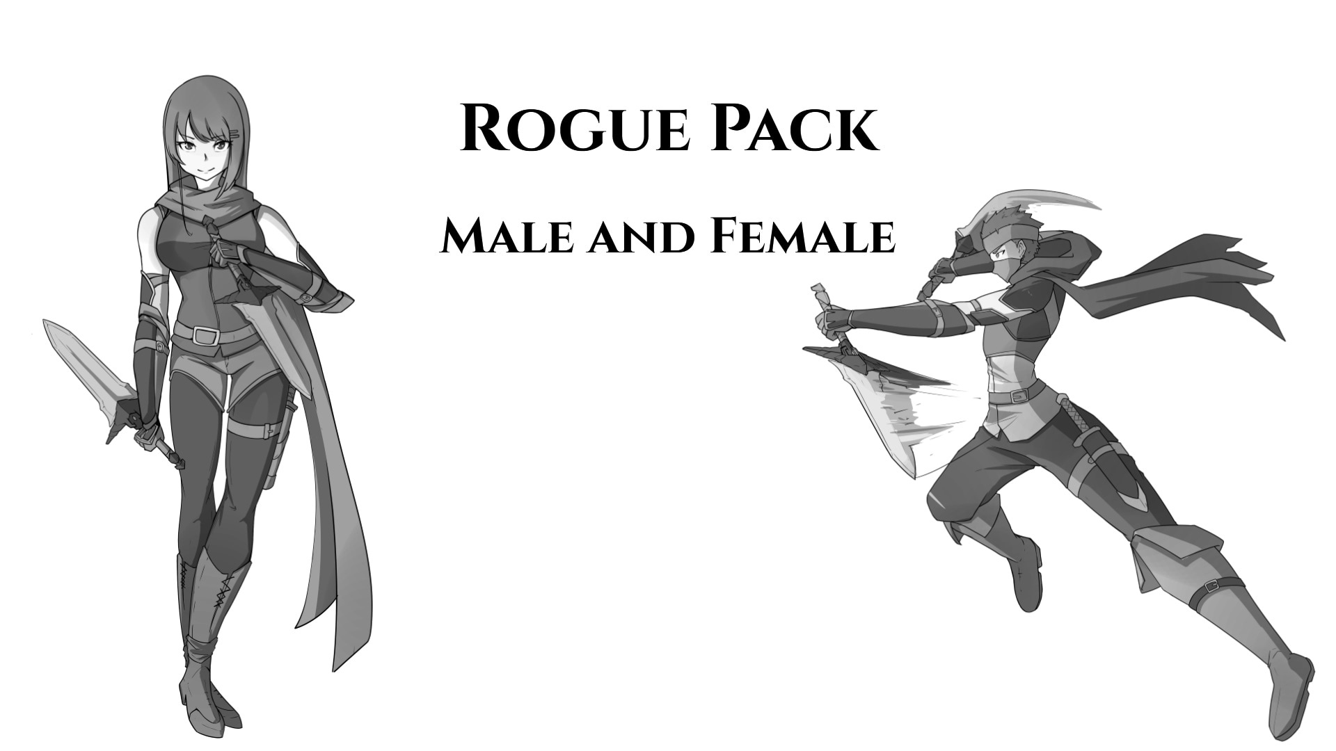 RPG – Rogue Voice Pack (Male and Female) – Bundle
