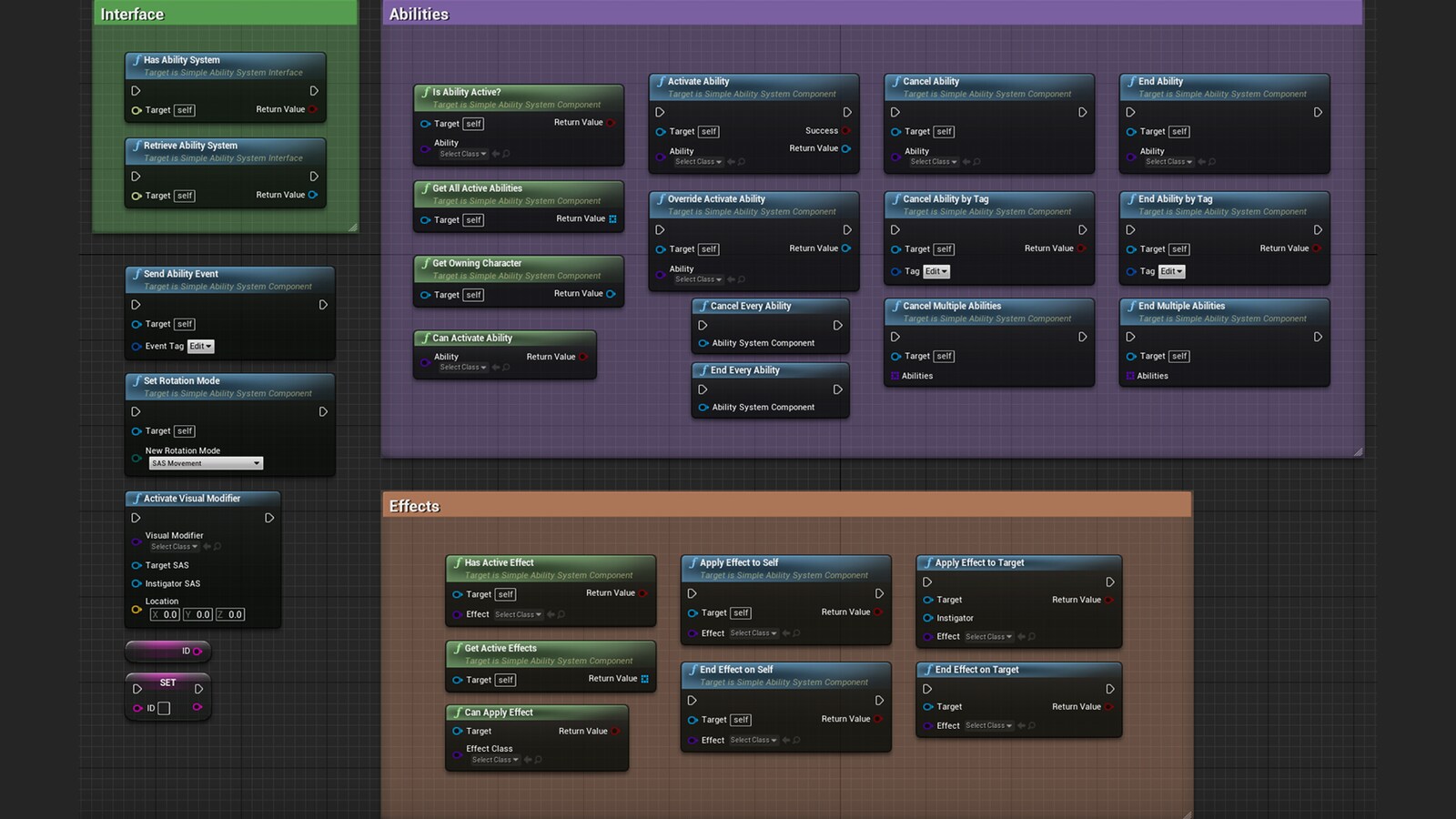 Simple ability system in code plugins ue marketplace