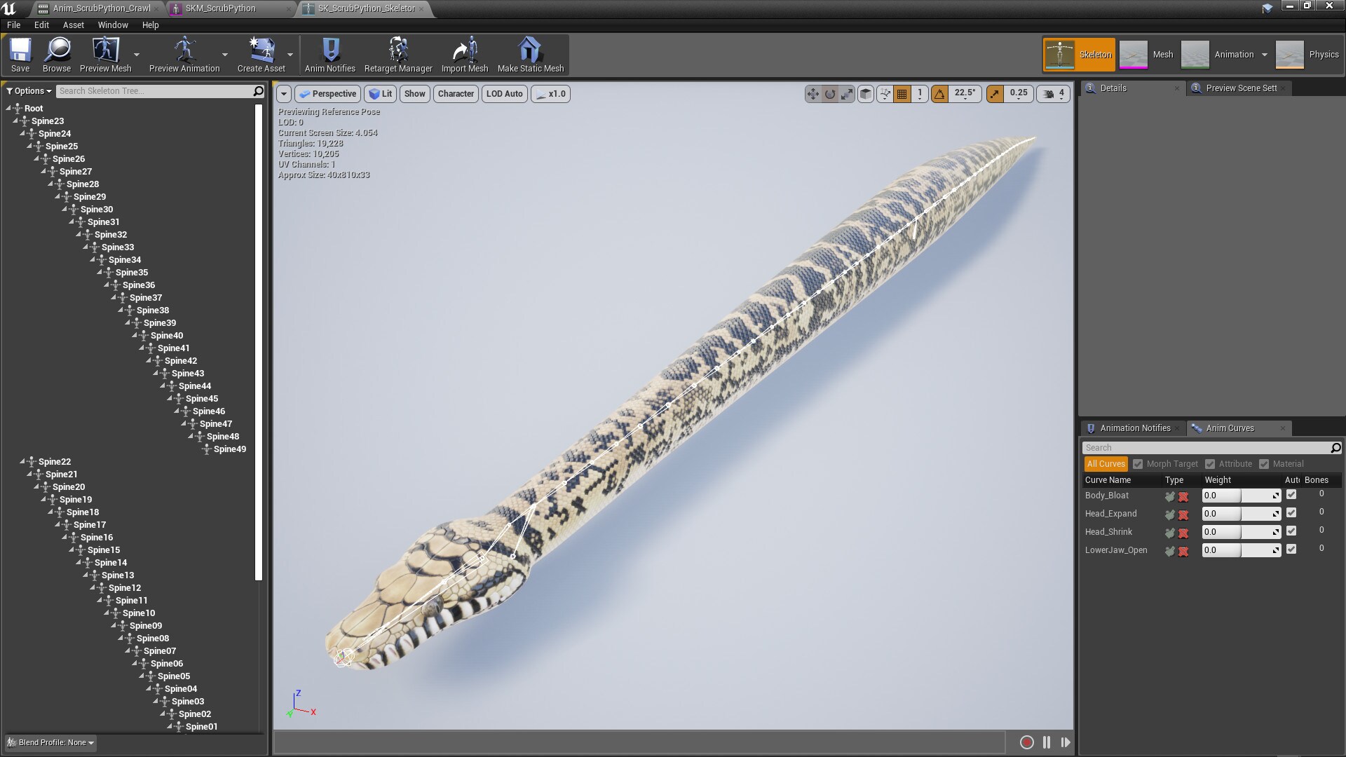 Scrub Python in Characters - UE Marketplace