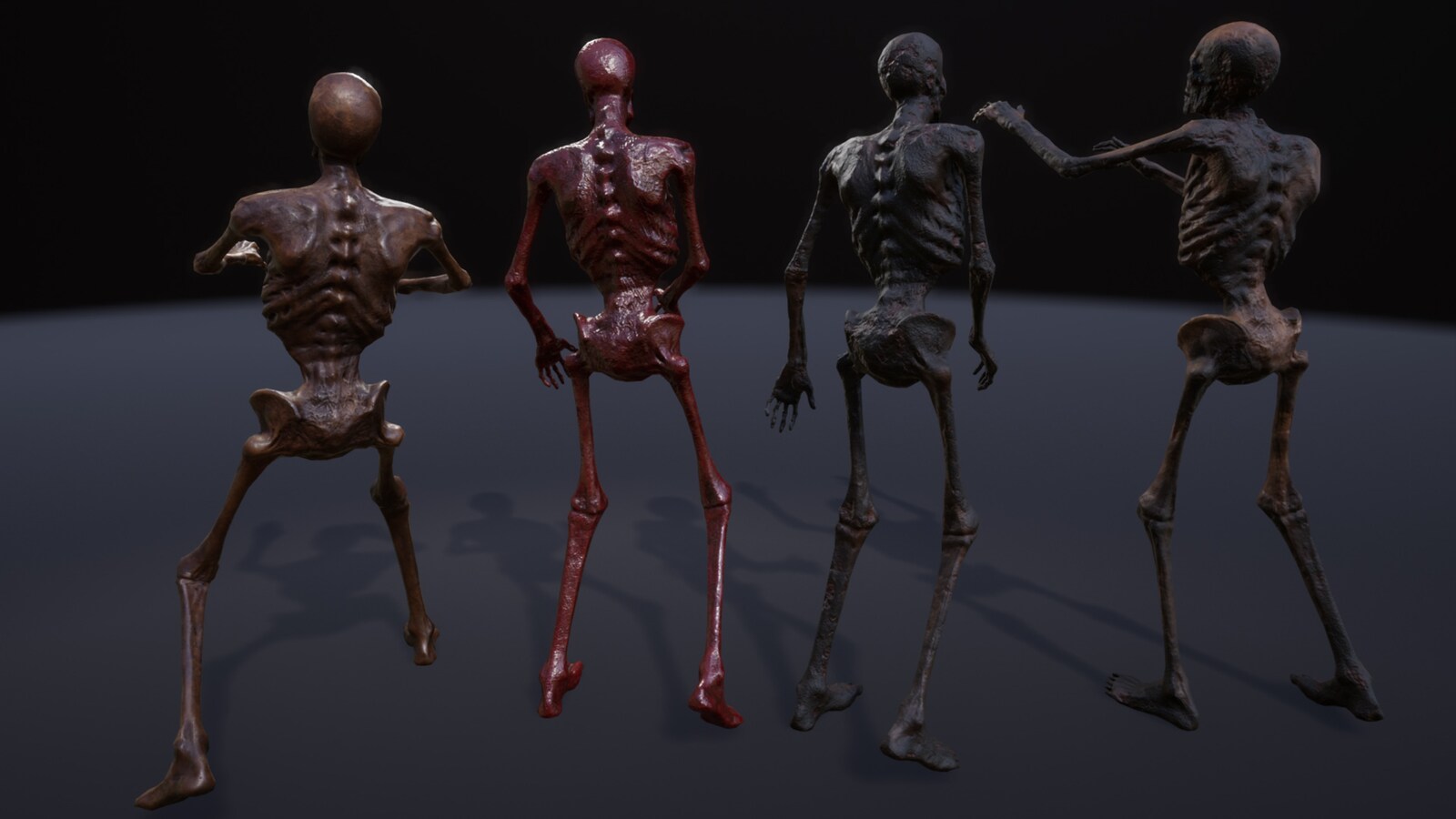 Skeleton Zombies in Characters UE Marketplace