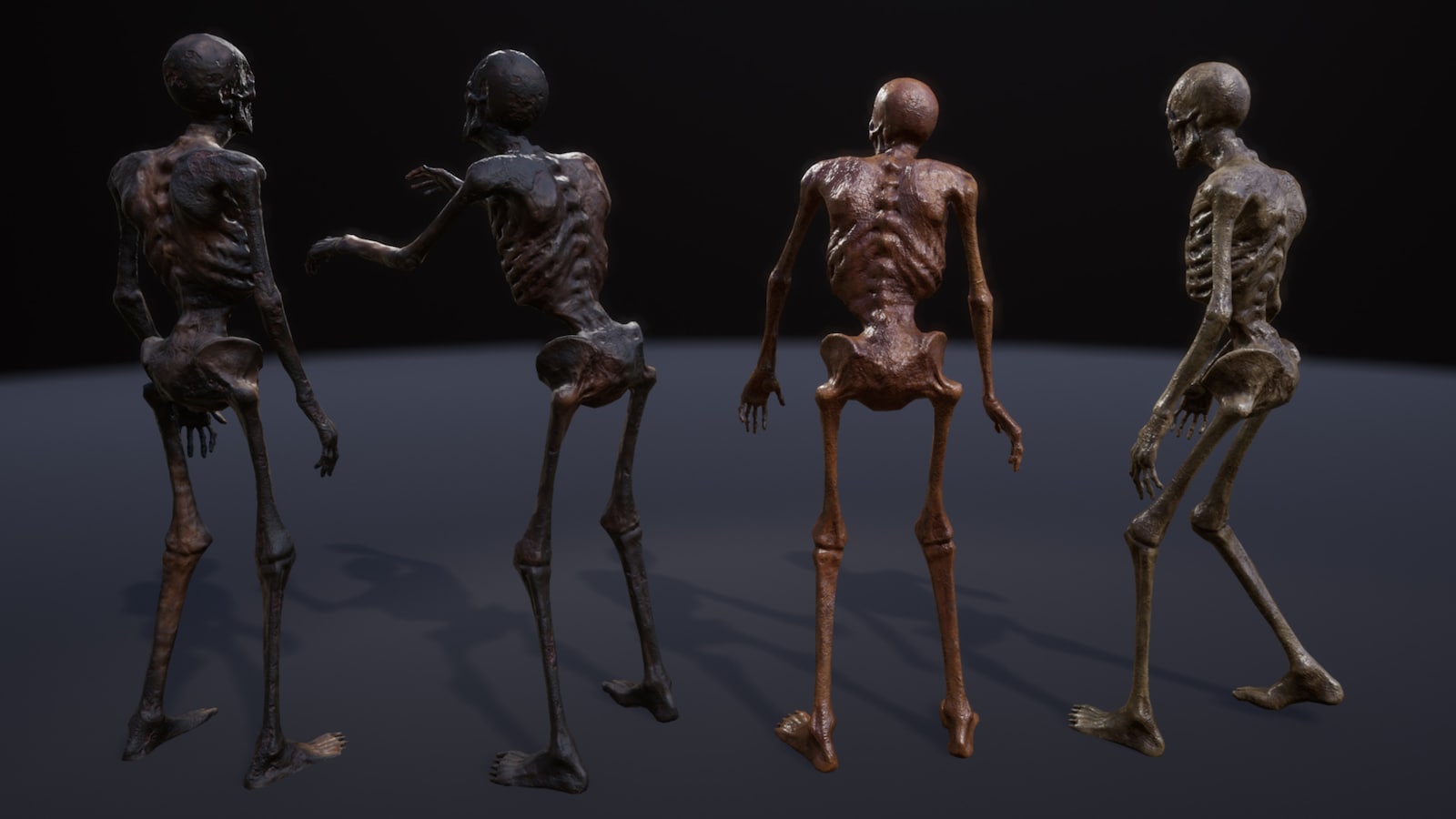 Skeleton Zombies in Characters UE Marketplace