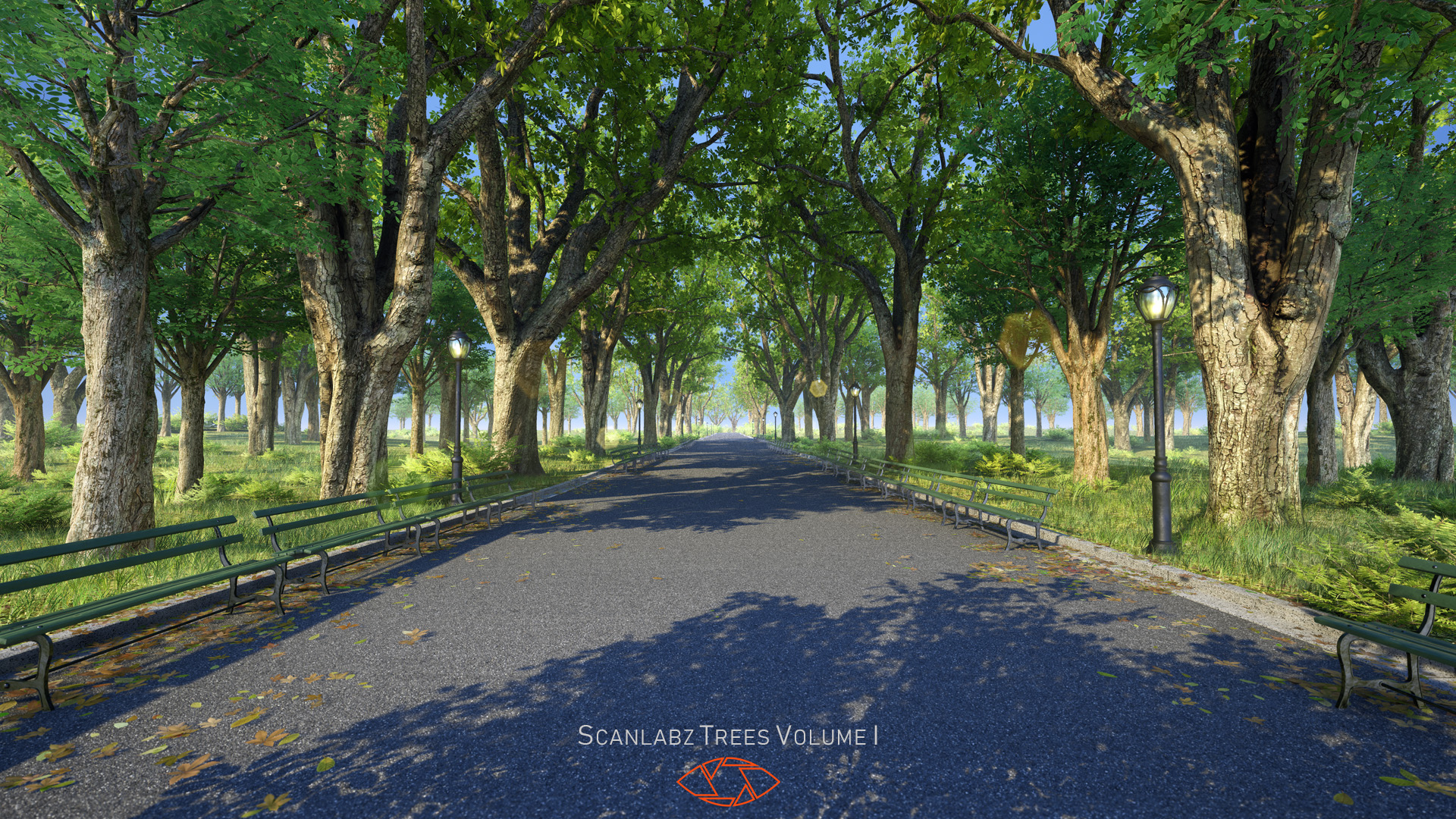 Scanlabz Trees _ Chestnut Tree & Holly Tree