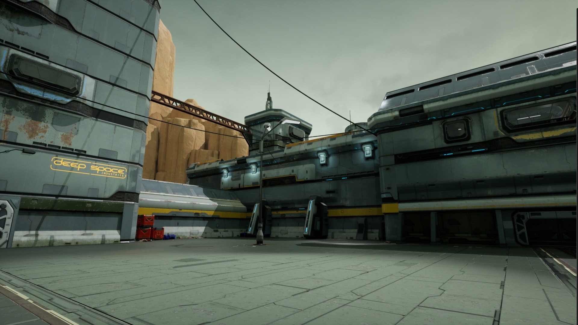 Sci-Fi Modular Hangars Location