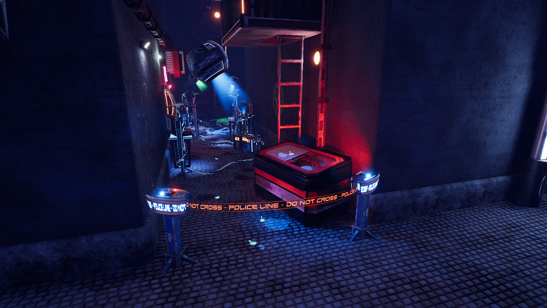 SciFi Crime Scene by Kokokazs Collective in Environments UE4 Marketplace