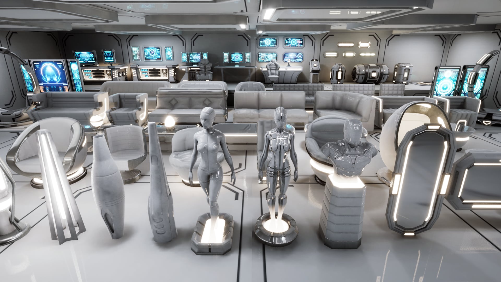 Sci-Fi Furniture and Props