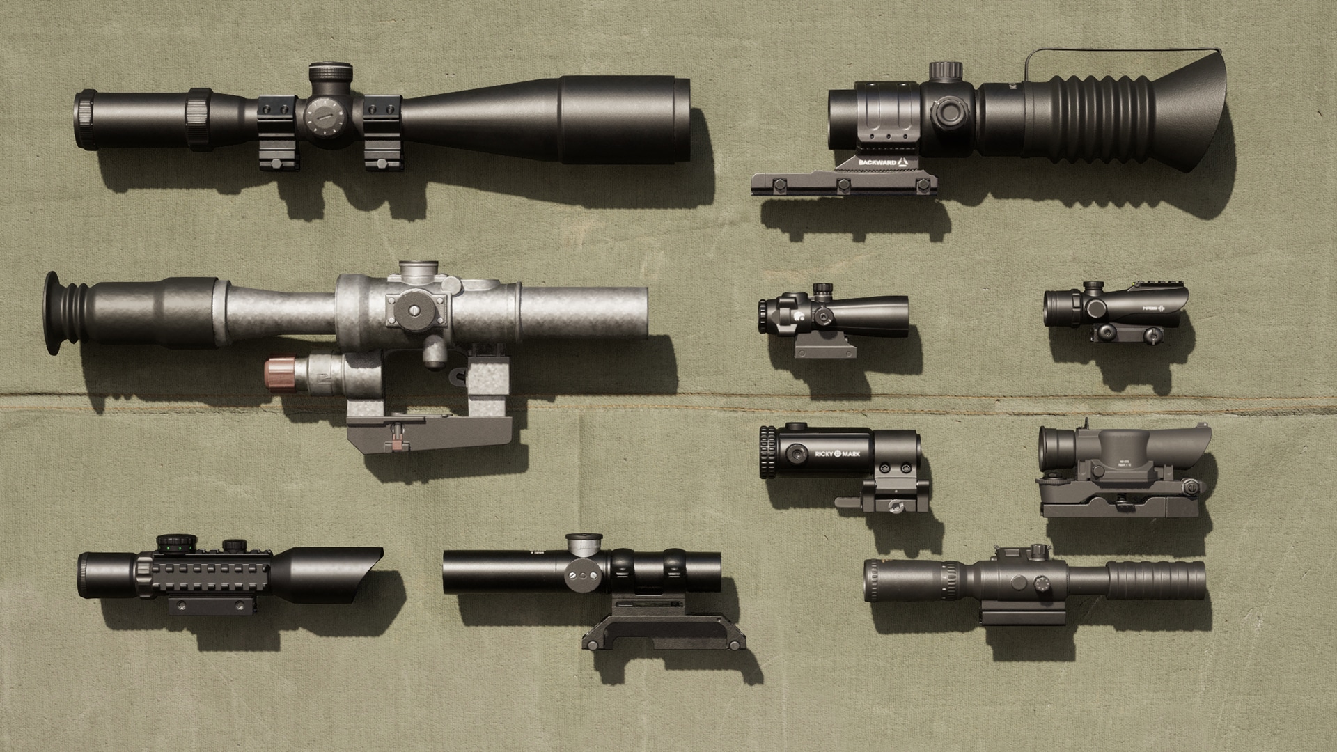 Realistic Advanced Scopes Pack in Props UE Marketplace