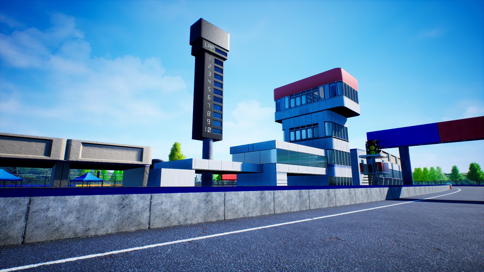 Racing Circuit Kit in Environments - UE Marketplace