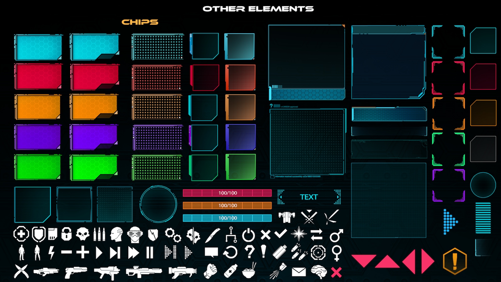 Cyberpunk RPG UI in 2D Assets - UE Marketplace