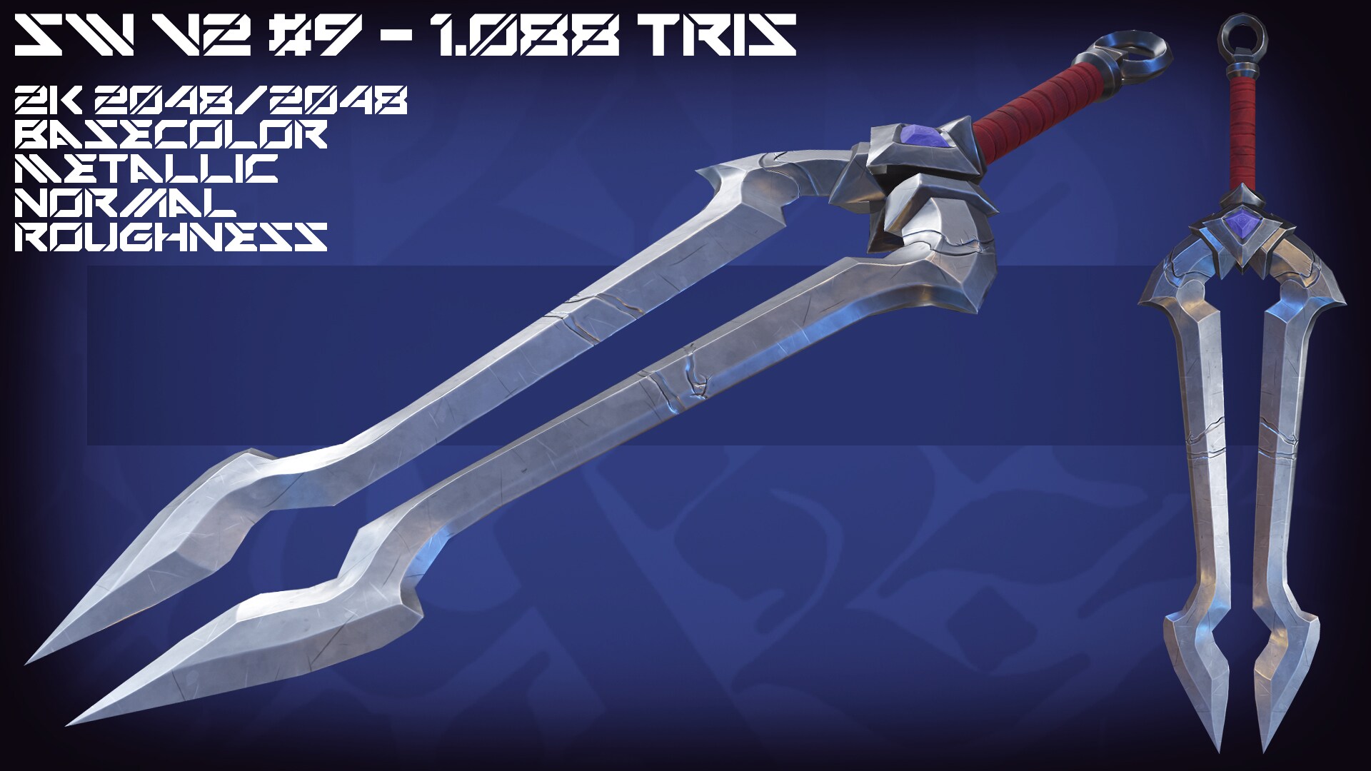 在武器创建的stylized Weapons Pbr Asset Pack Vol 2 虚幻引擎商城