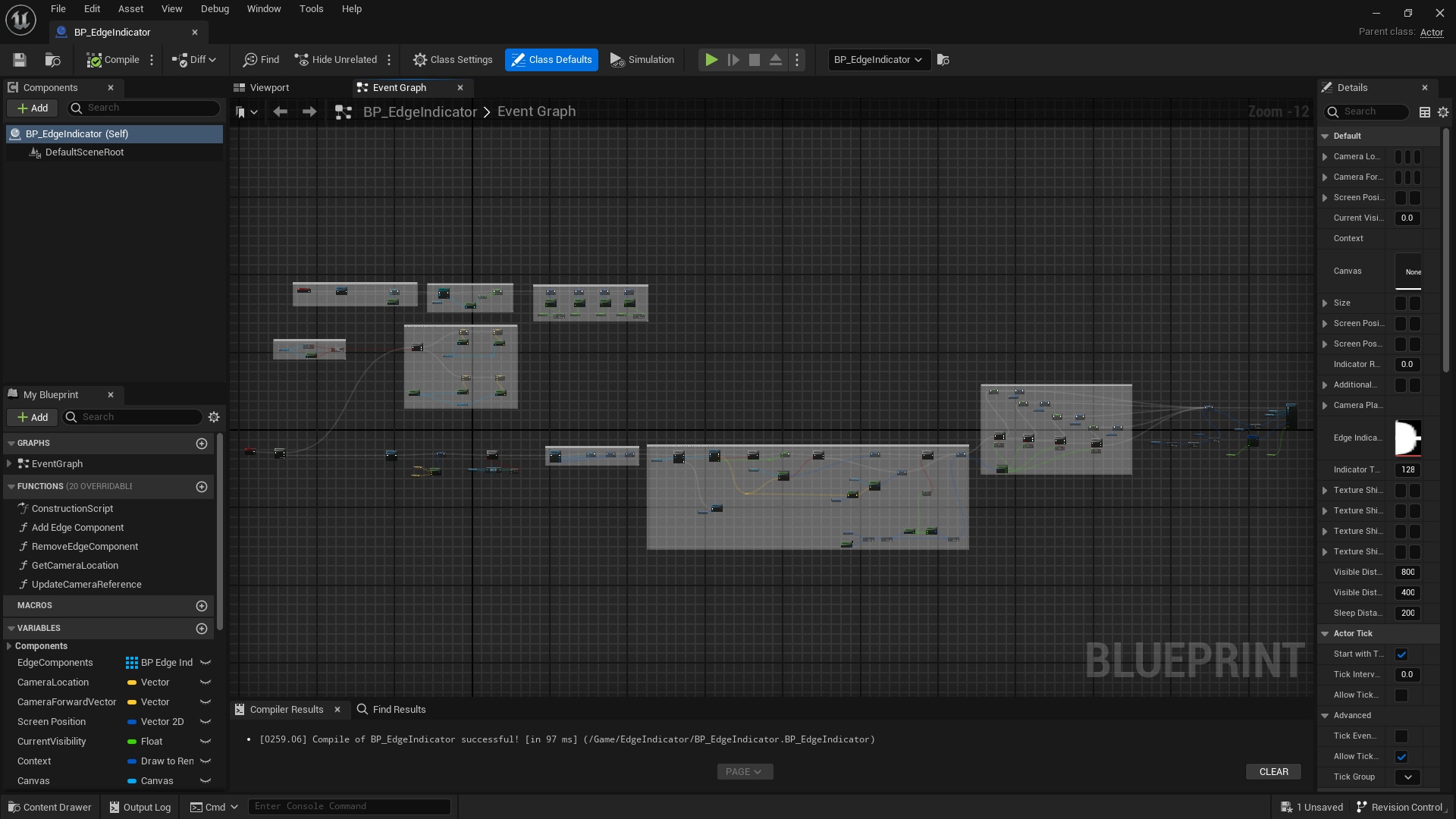 Edge Indicator in Blueprints UE Marketplace