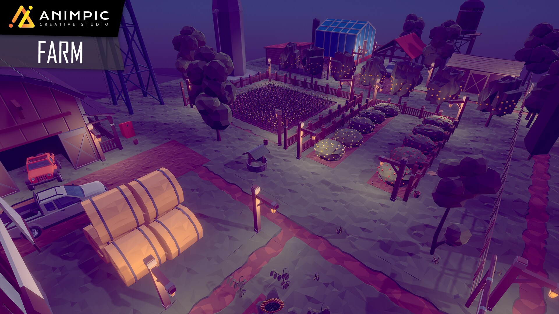 POLY Farm in Environments UE Marketplace