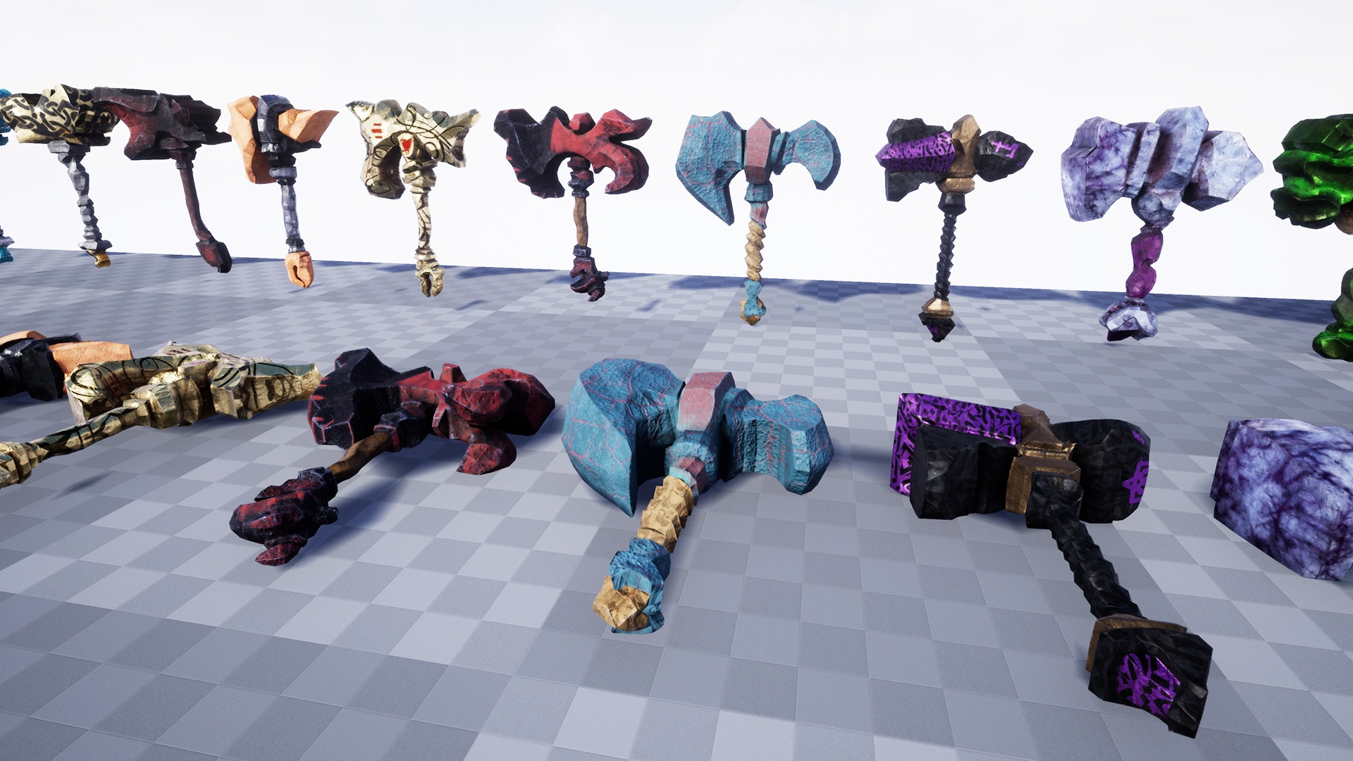 Fantastic Hammers Weapons Asset Pack Vol.1