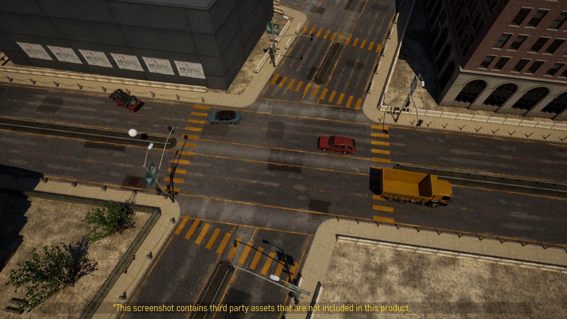 Roadacity, Road & Intersection Maker in Blueprints UE Marketplace
