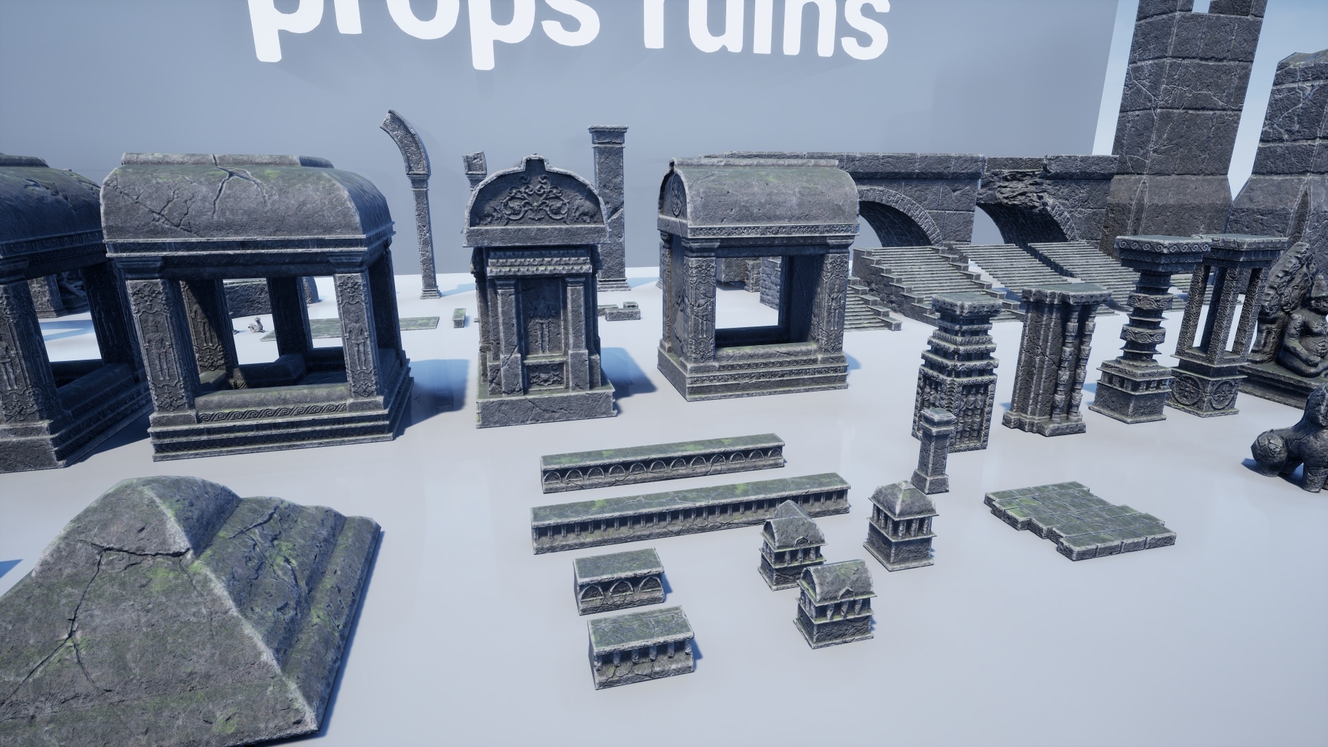 Jungle props ruins