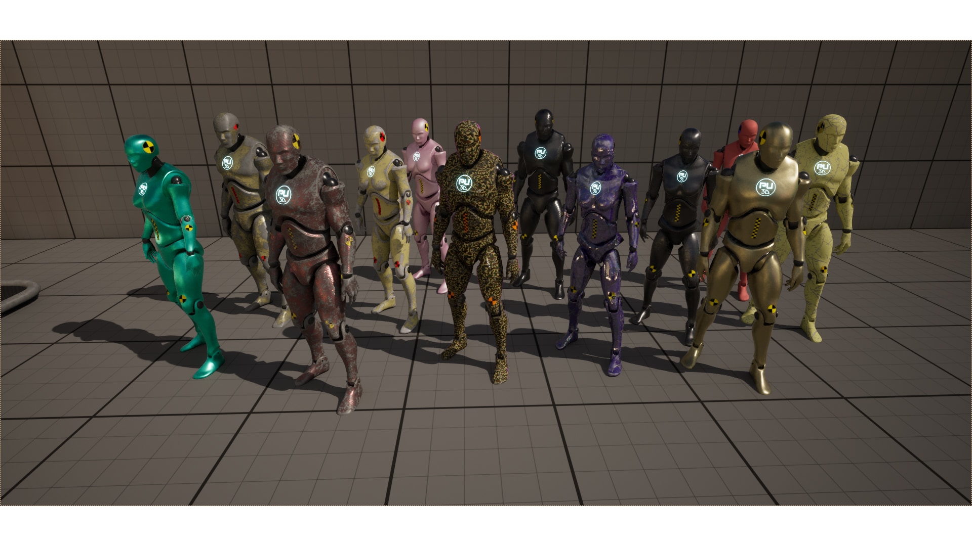 Crash Test Dummies in Characters - UE Marketplace