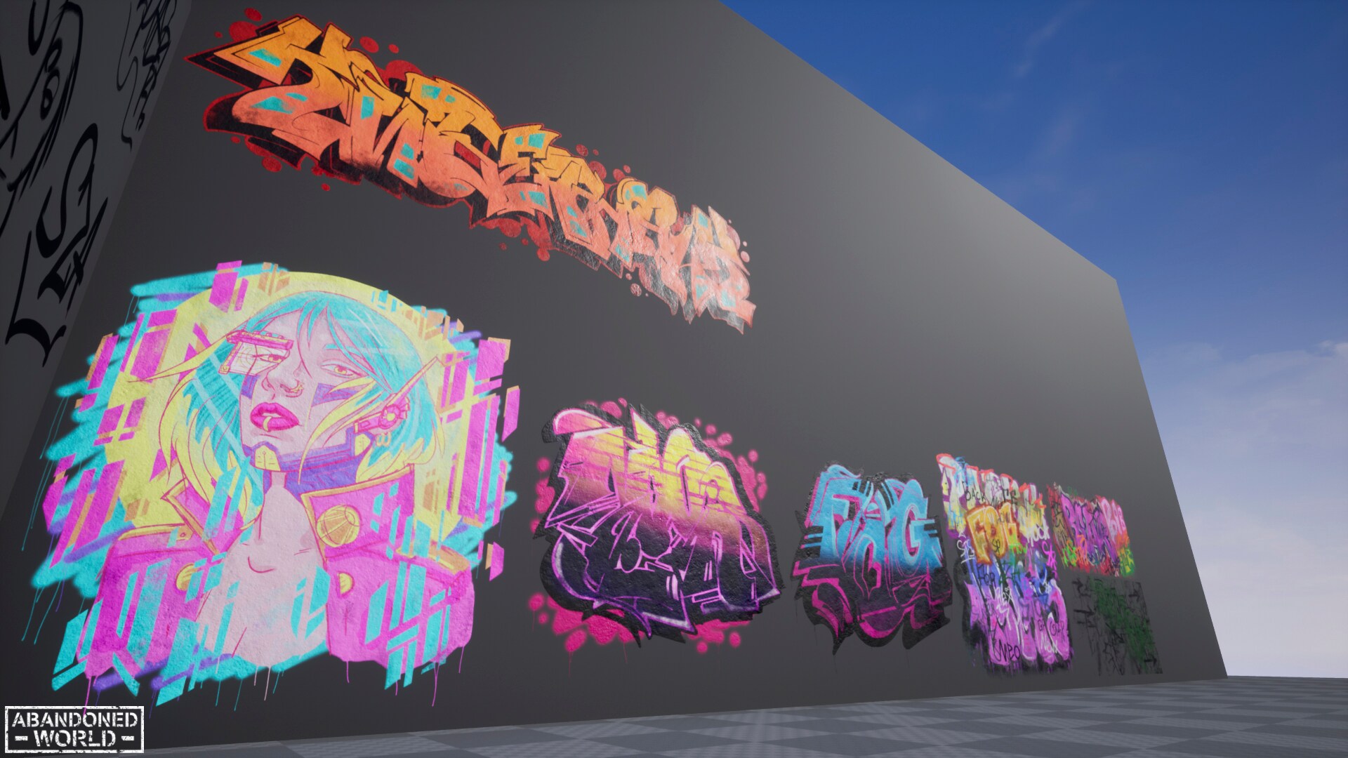 Graffiti Pack Decals Ii In Materials Ue Marketplace