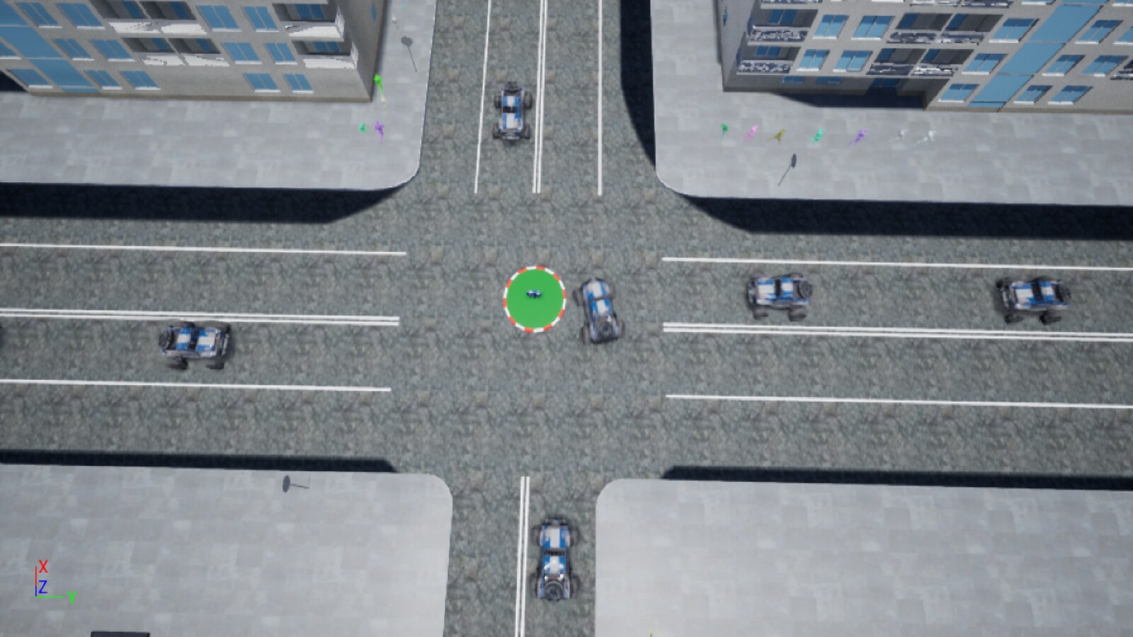 Traffic Simulator in Blueprints UE Marketplace